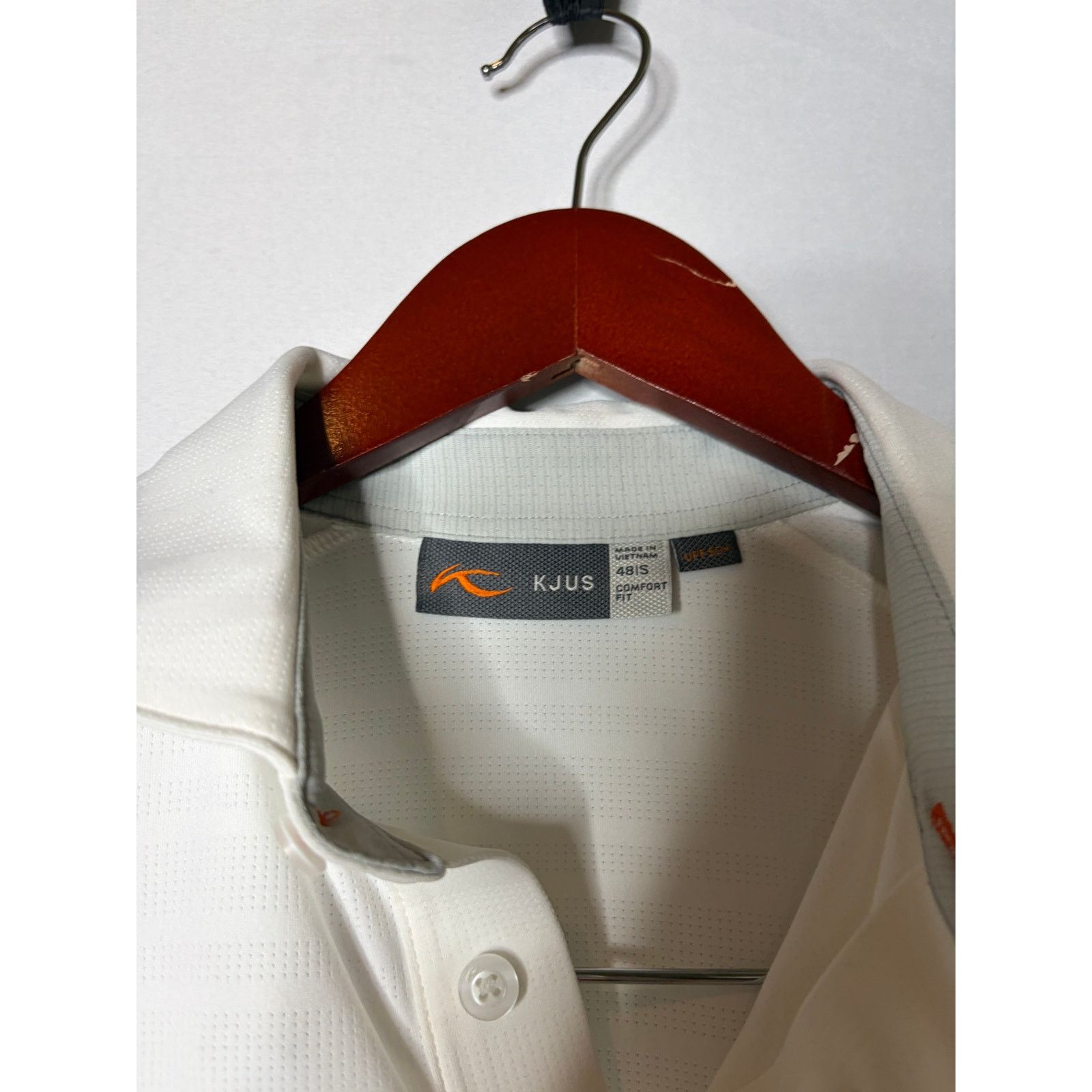 KJUS New Kjus white comfort fit gold polo short sleeve sz 48 US S Size US S / EU 44-46 / 1 - 2 Thumbnail