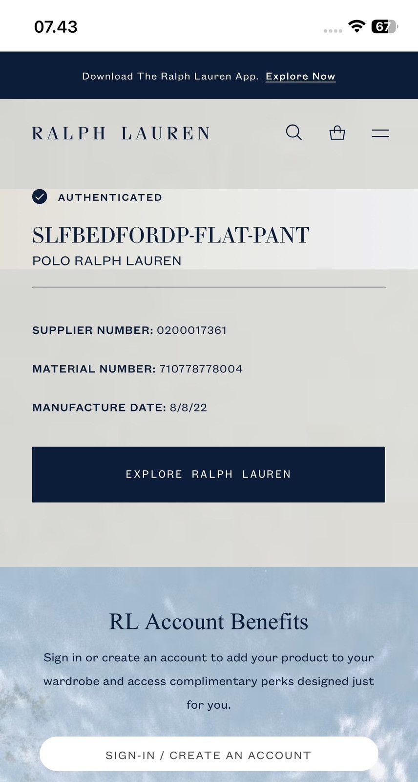 Polo Ralph Lauren Polo ralph lauren pants chino Size US 34 / EU 50 - 18 Thumbnail