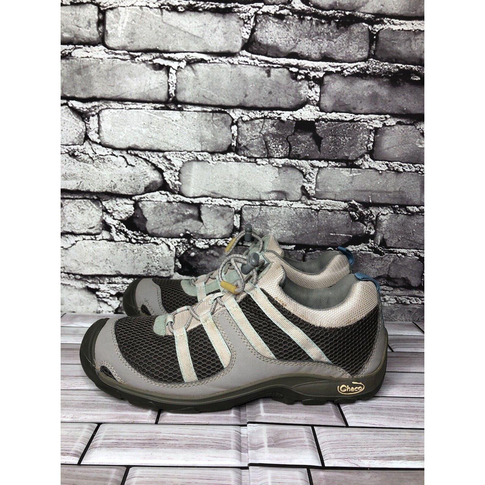 Chaco Chaco Suntrail Mist Gray Mesh Blue Casual Trail Hiking Shoes Size US 7.5 / IT 37.5 - 9 Thumbnail