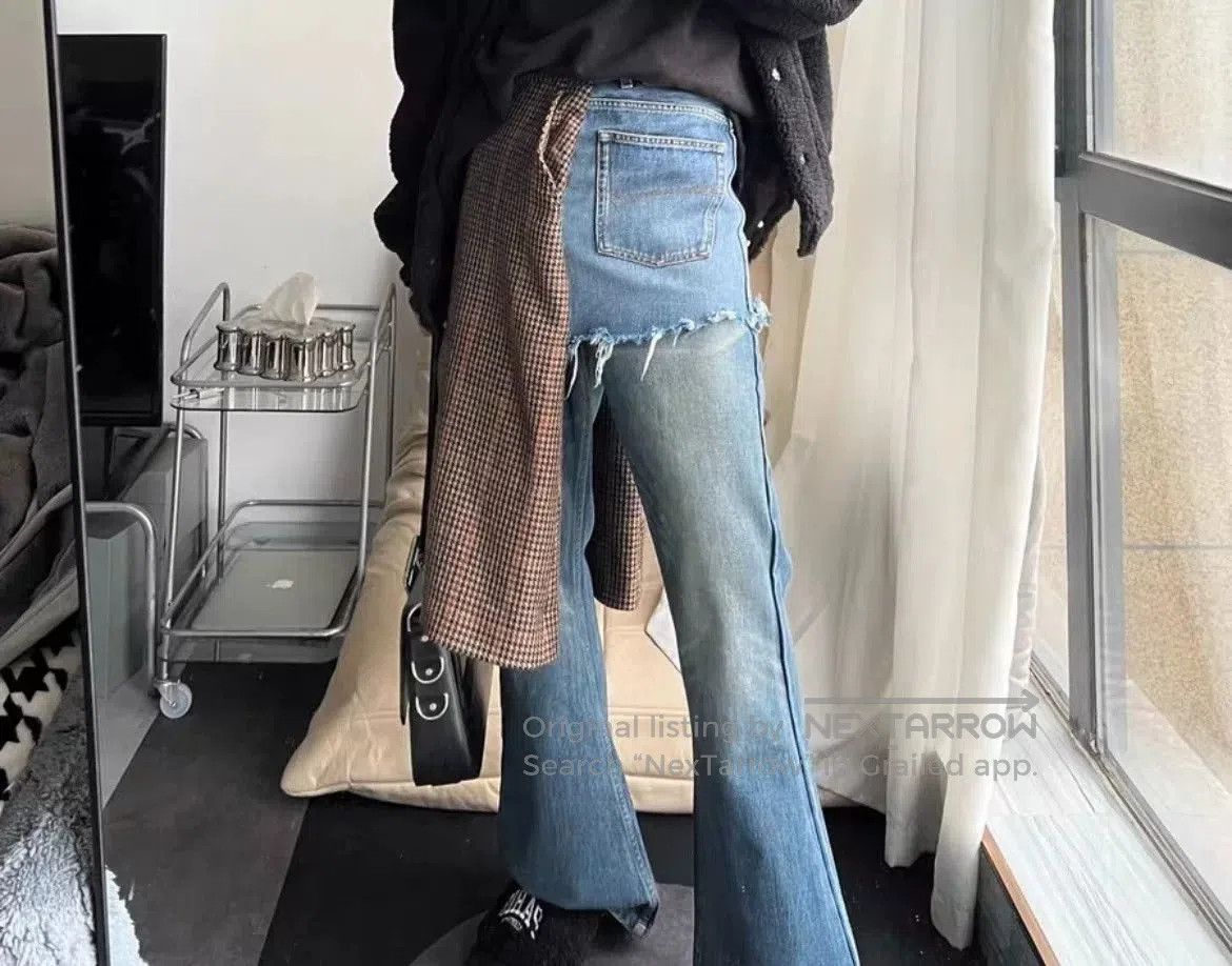 Balenciaga balenciaga patchwork denim skirt. Size 35" - 8 Thumbnail