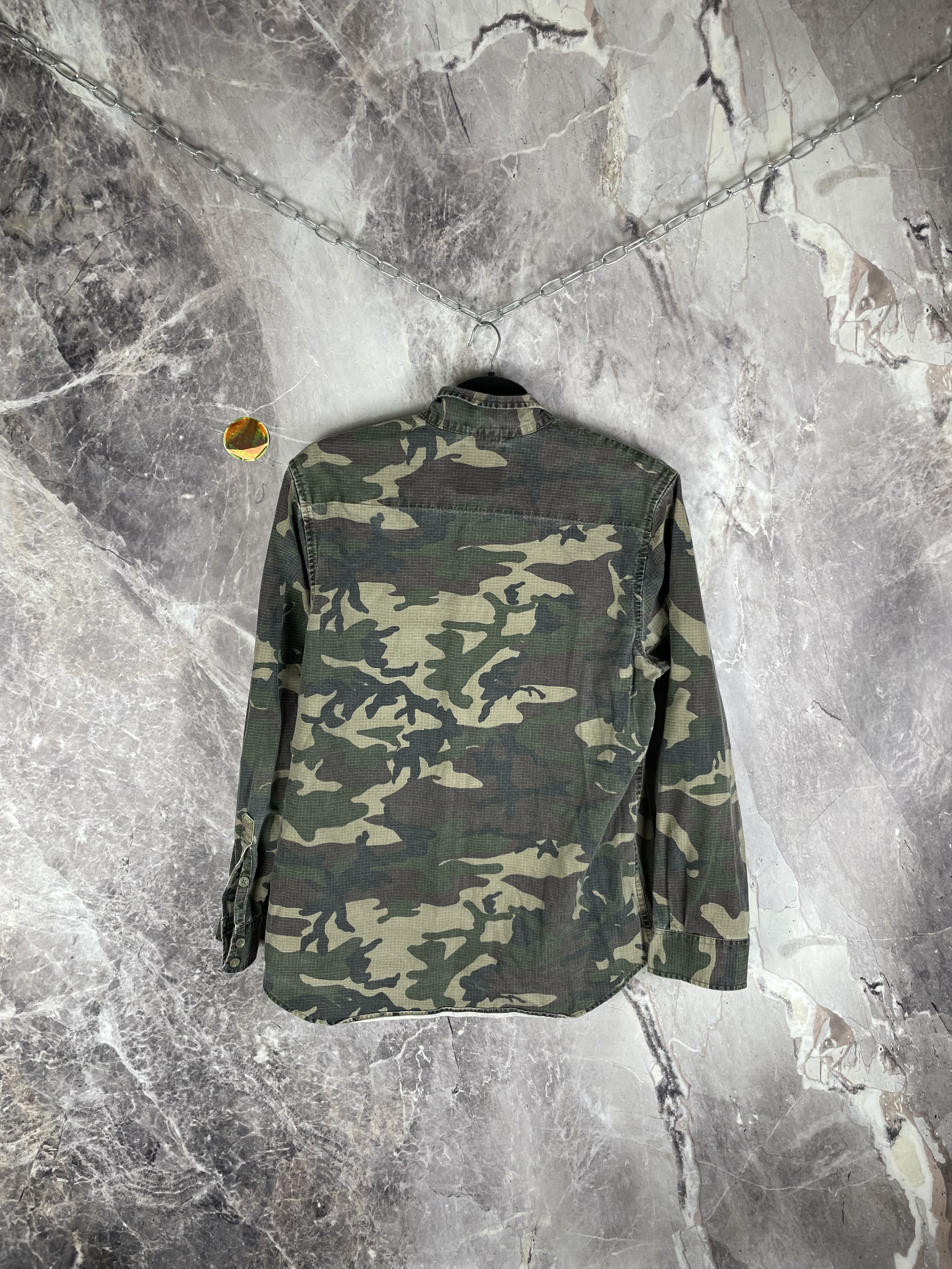 Dickies Vintage Dickies Camo Shirt Overshirt Workwear Size US L / EU 52-54 / 3 - 6 Thumbnail