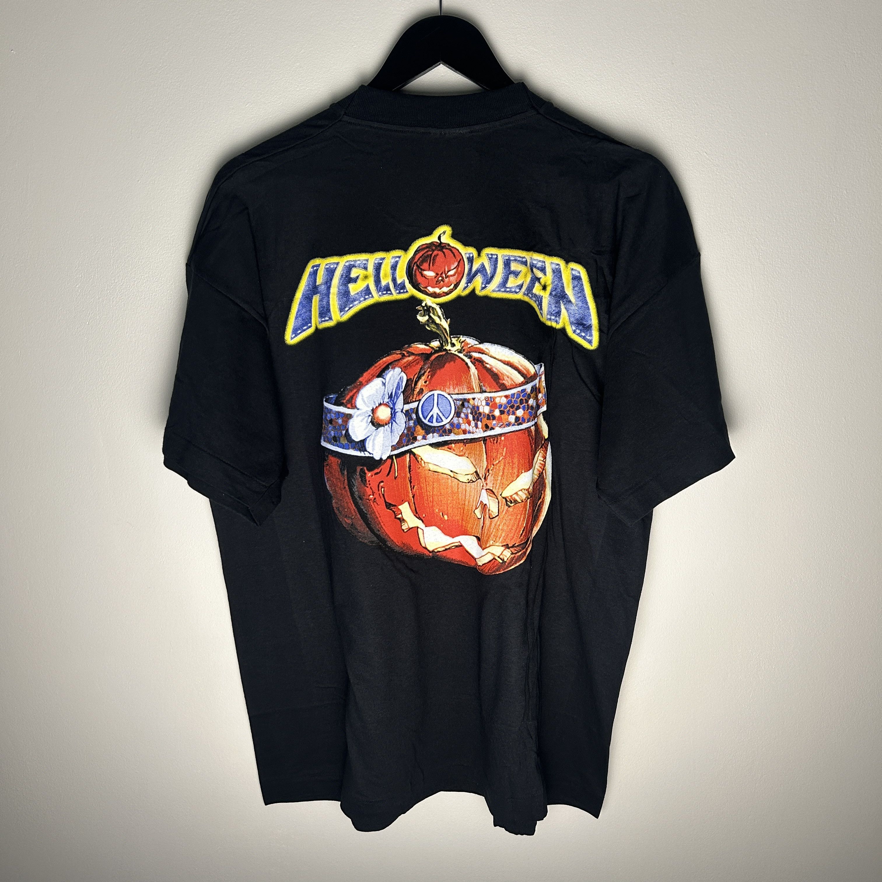 Band Tees Vintage Helloween 90’s Band T-shirt Size US XL / EU 56 / 4 - 2 Thumbnail