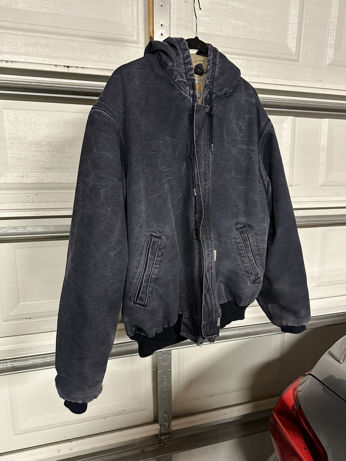 Carhartt × Other × Vintage Faded Distressed Carhartt hooded jacket Size US L / EU 52-54 / 3 - 2 Thumbnail