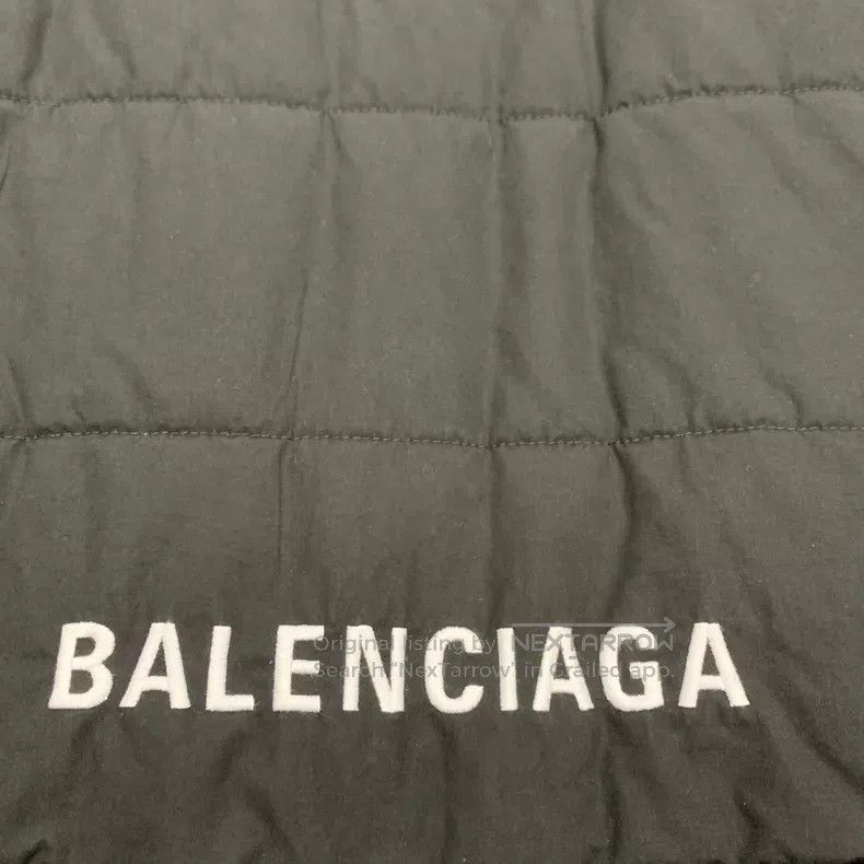 Balenciaga Balenciaga Black Back Logo Cotton Jacket Size US L / EU 52-54 / 3 - 8 Thumbnail