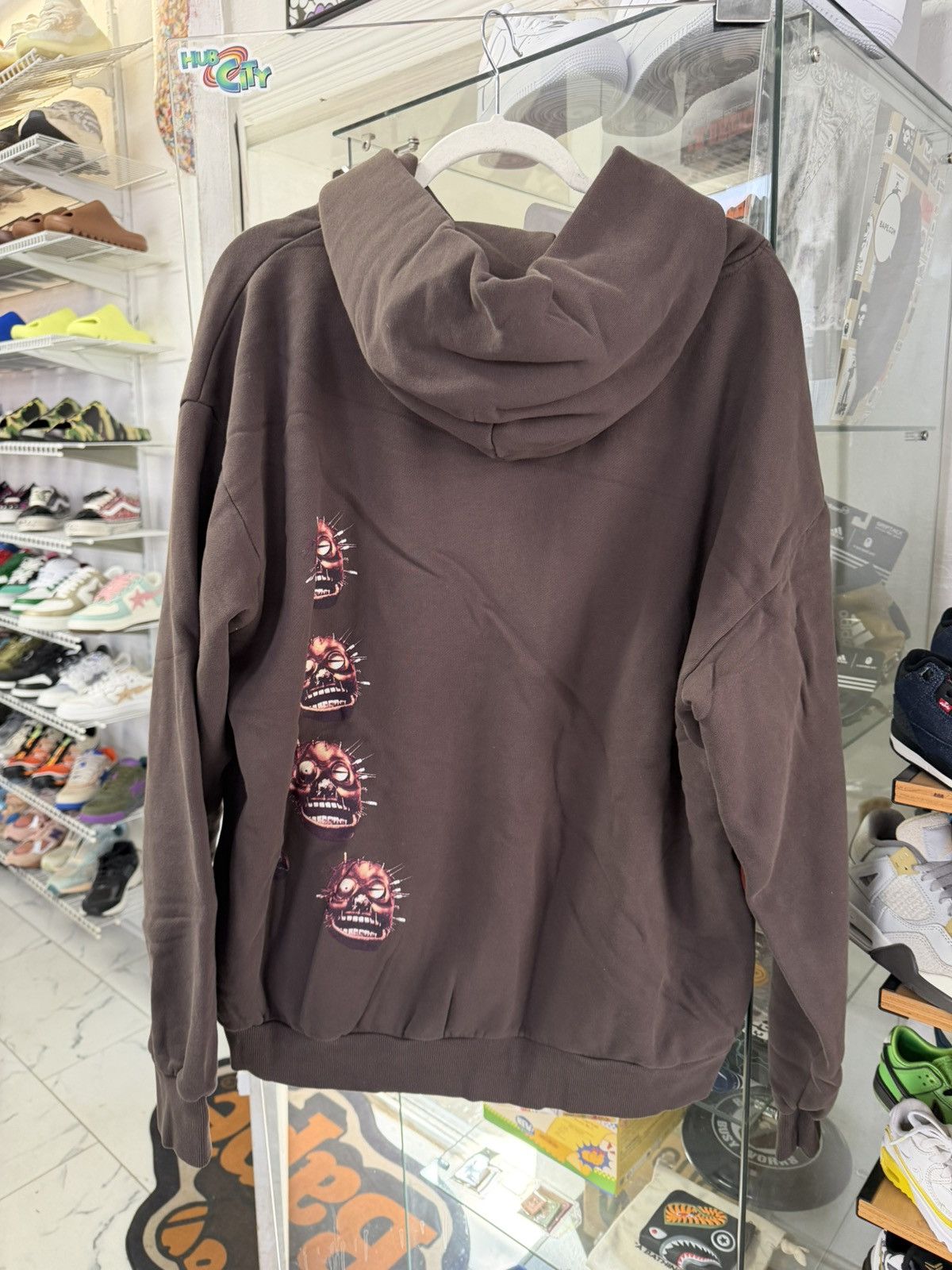 Travis Scott Travis Scott Utopia Hoodie (Dark Brown/Grey) Size US XL / EU 56 / 4 - 2 Thumbnail