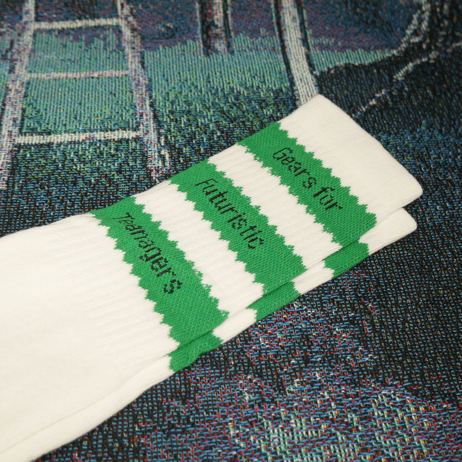 Adidas × Human Made × Nigo Adidas x Human Made Striped Crew Socks Size Small Size ONE SIZE - 4 Thumbnail