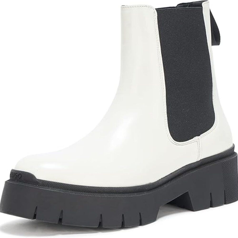 Hugo Boss New HUGO BOSS Kris Chunky Slip On Chelsea Portugal Boots In Size US 8 / IT 38 - 2 Thumbnail
