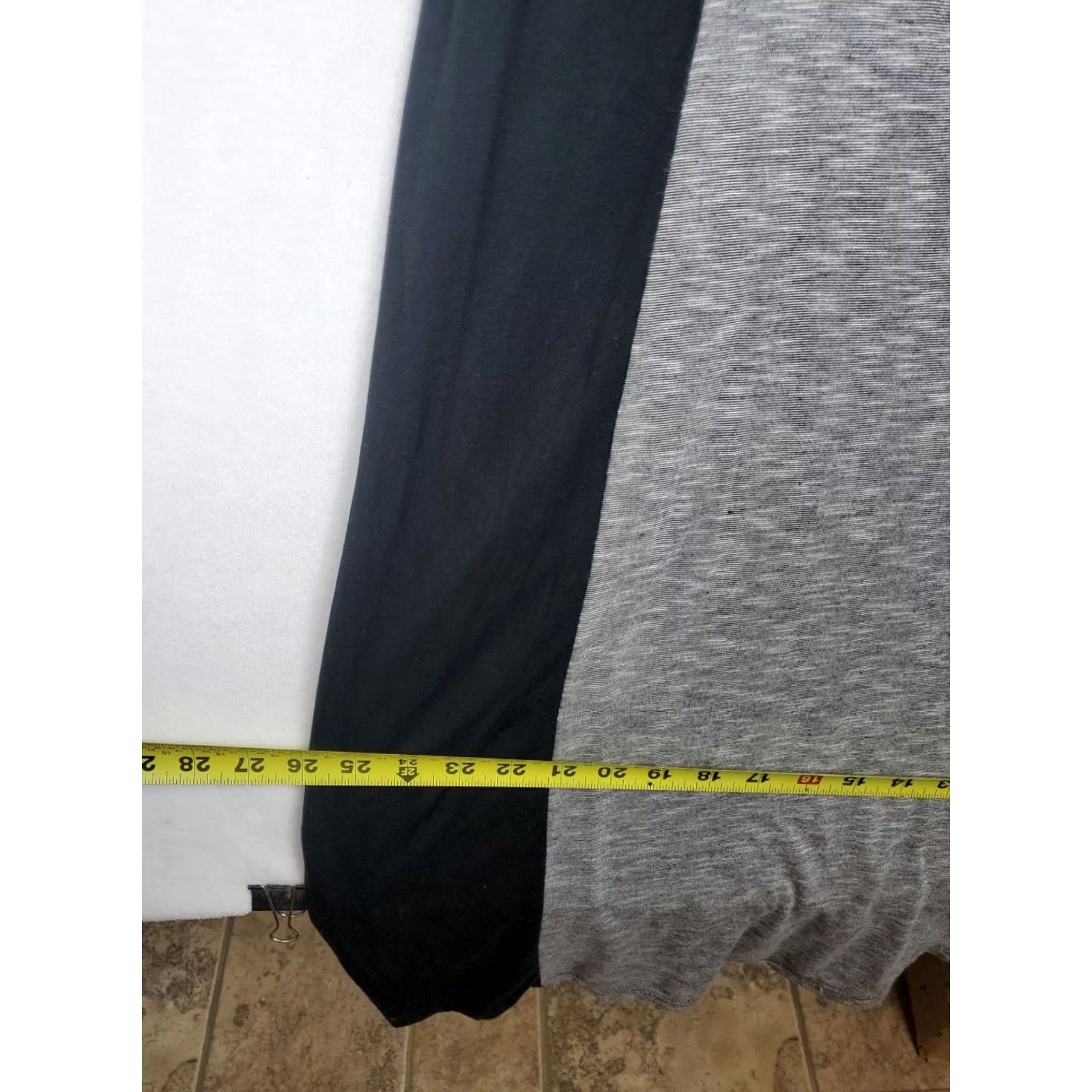 Mossimo Mossimo Maxi Dress Gray Black Color Block 3/4 Sleeve Jersey Knit Womens M Size M / US 6-8 / IT 42-44 - 6 Thumbnail