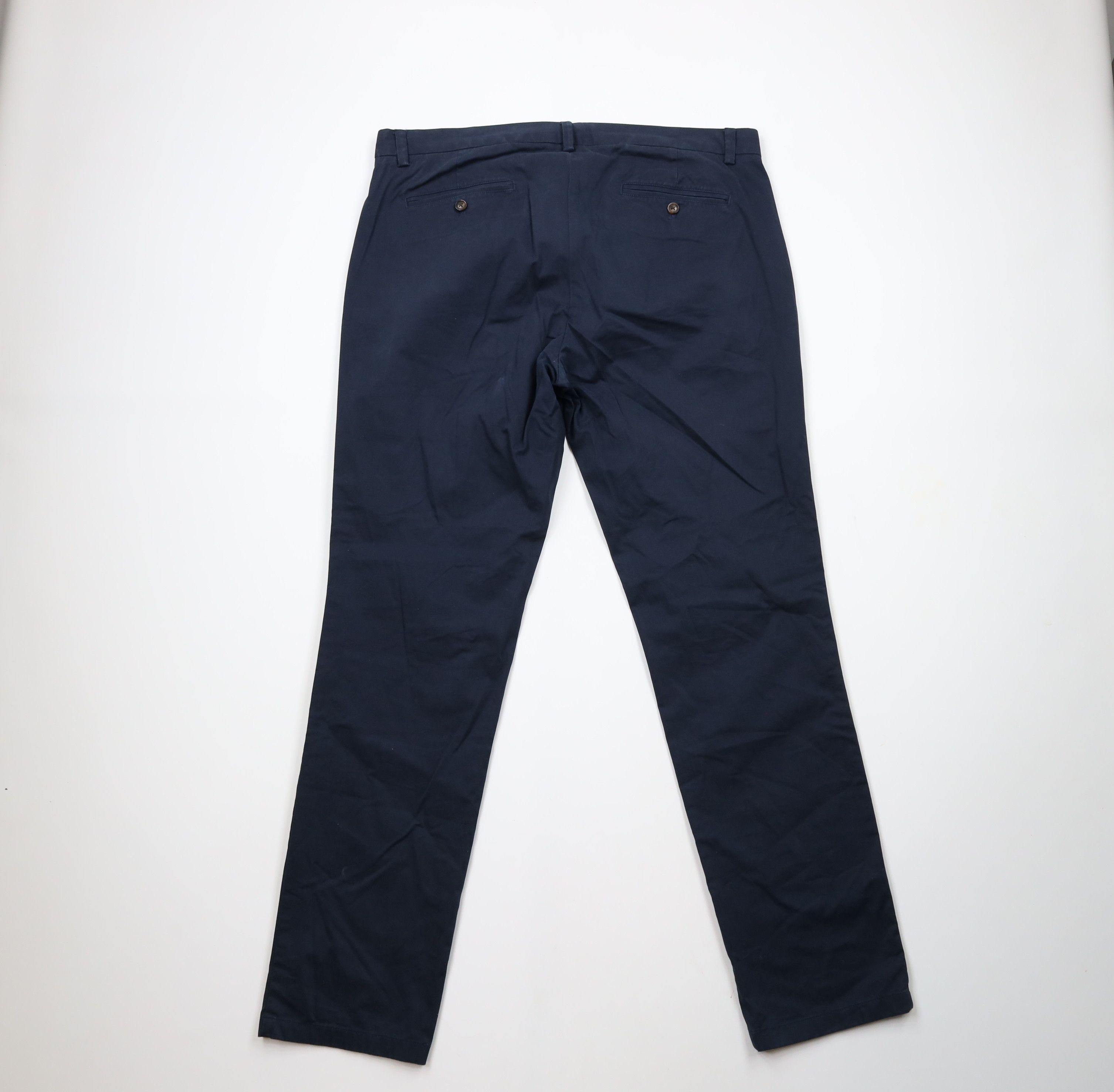 Vineyard Vines × Vintage Vineyard Vines Flat Front Breaker Chino Pants Navy Blue Size US 38 / EU 54 - 9 Thumbnail