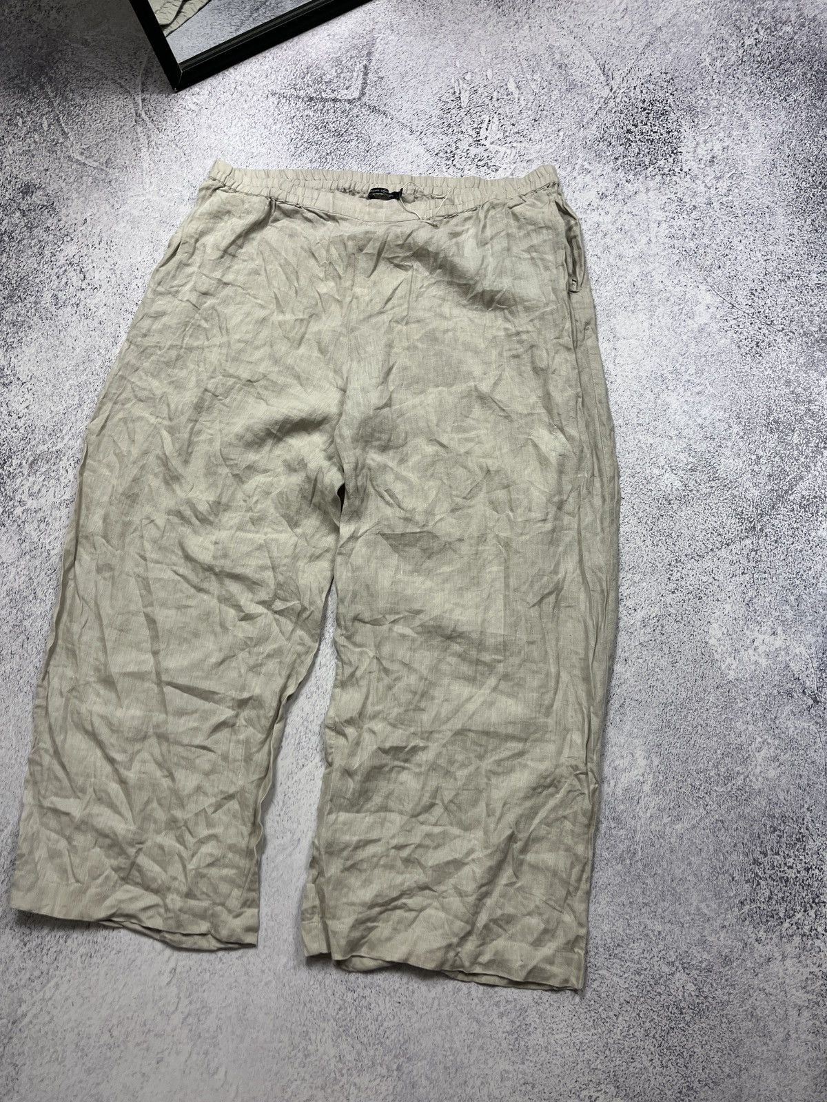 Designer Gudrun Sjoden Big Oversized Linen Pants Size US 40 / EU 56 - 2 Thumbnail
