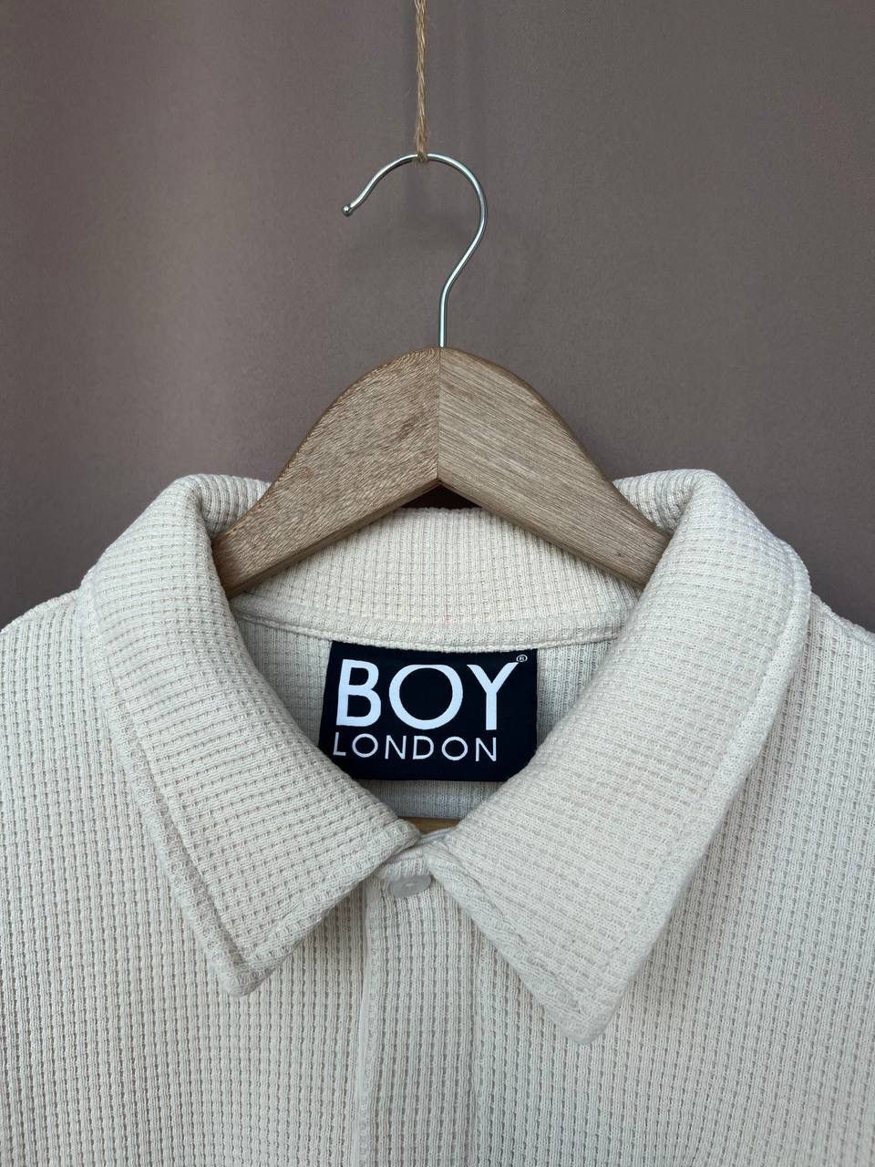 Boy London Boy London Waffle Rugby Shirt Men's Size M Knit Sweatshirt Size US M / EU 48-50 / 2 - 12 Thumbnail