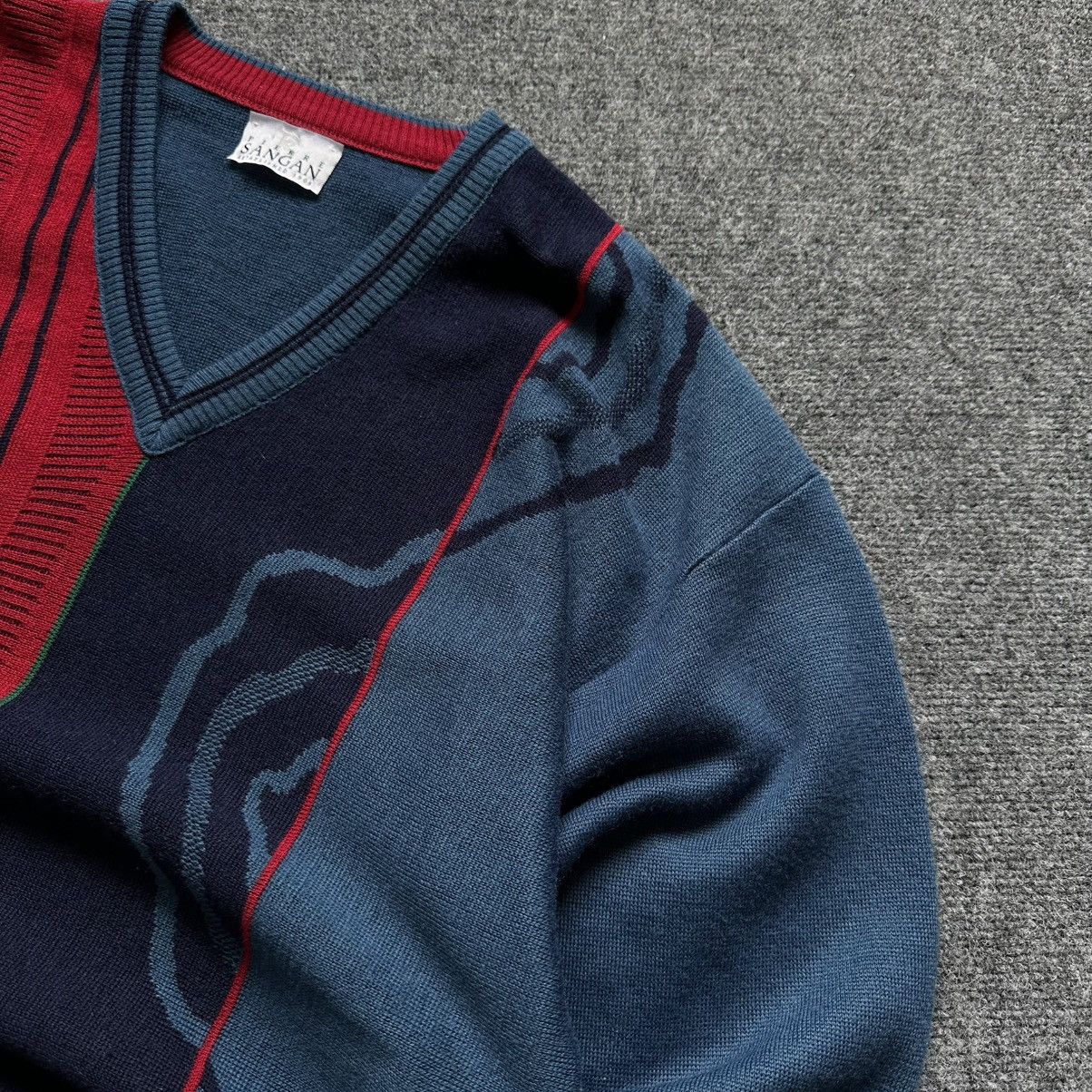 Grailed VTG V Neck Knit Sweater Pierre Sangan Size L Y2K 00s USA Size US L / EU 52-54 / 3 - 9 Thumbnail