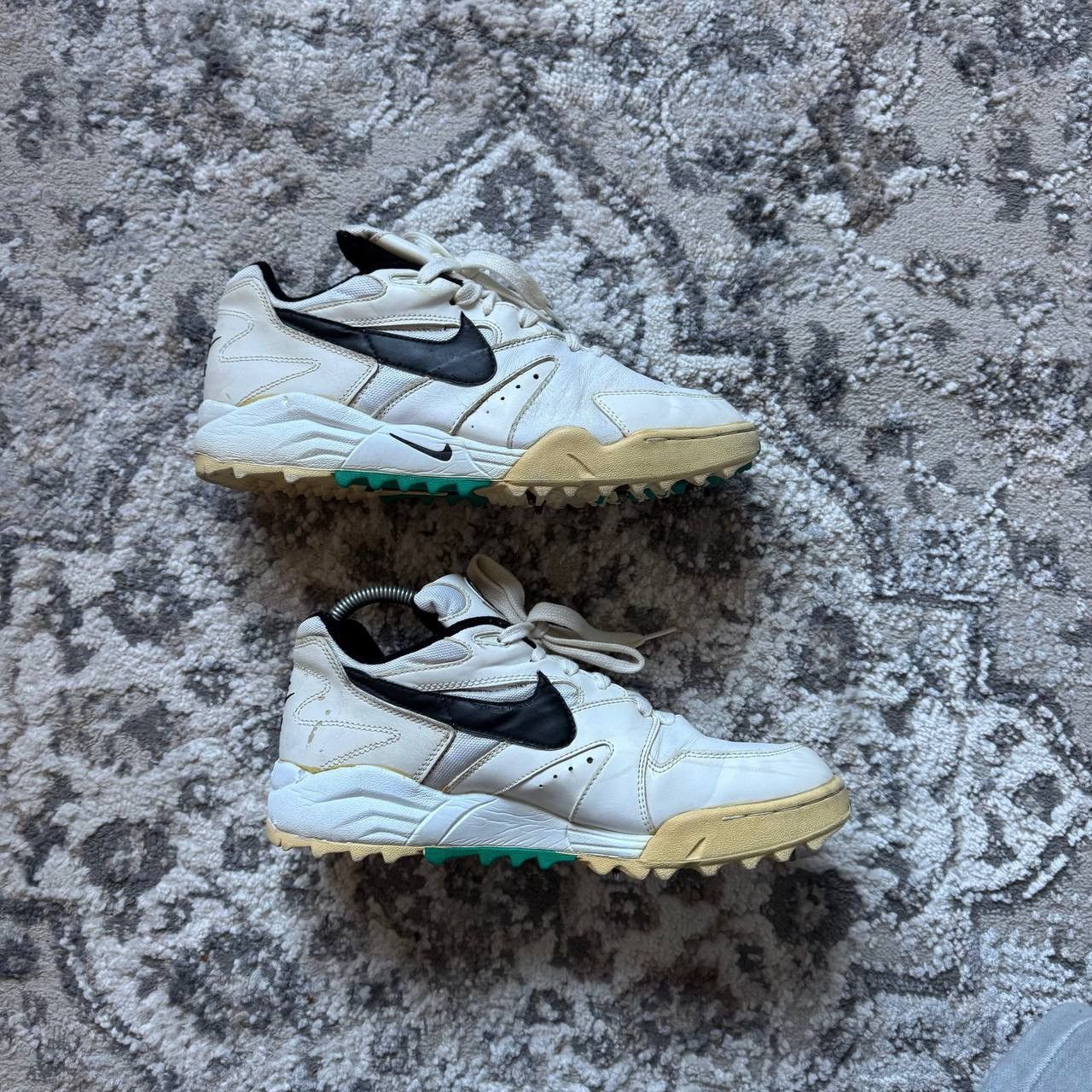 Nike Nike Vintage Air 90s Mission Cricket Retro Leather Shoes Size US 10.5 / EU 43-44 - 4 Thumbnail