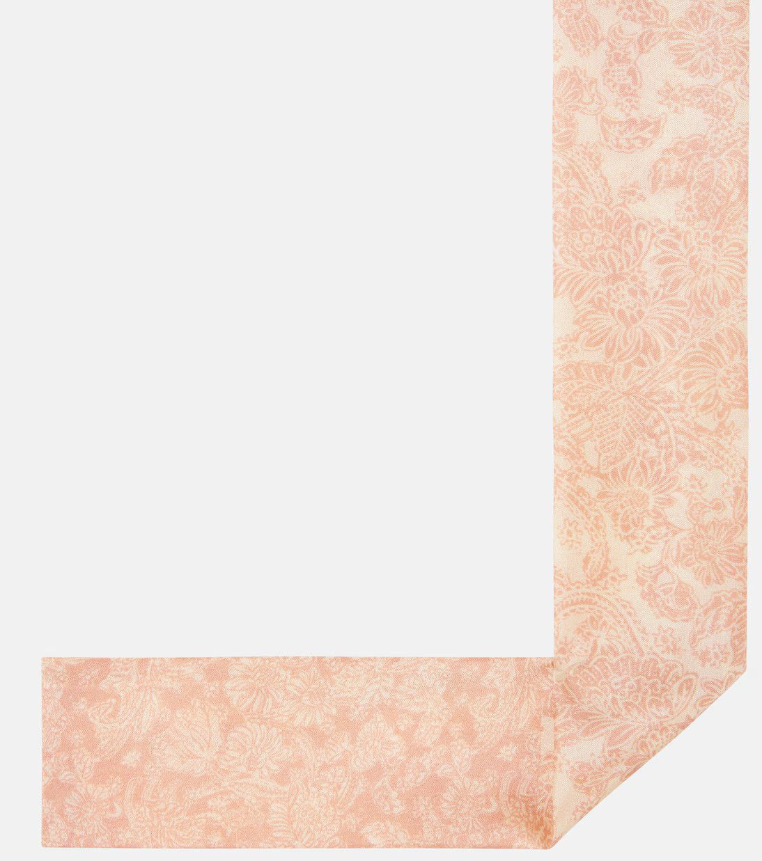 Loro Piana o1srvl11e0325 FAN9388 Size: OS / Scarf in Ivory & Orange Size ONE SIZE - 5 Thumbnail