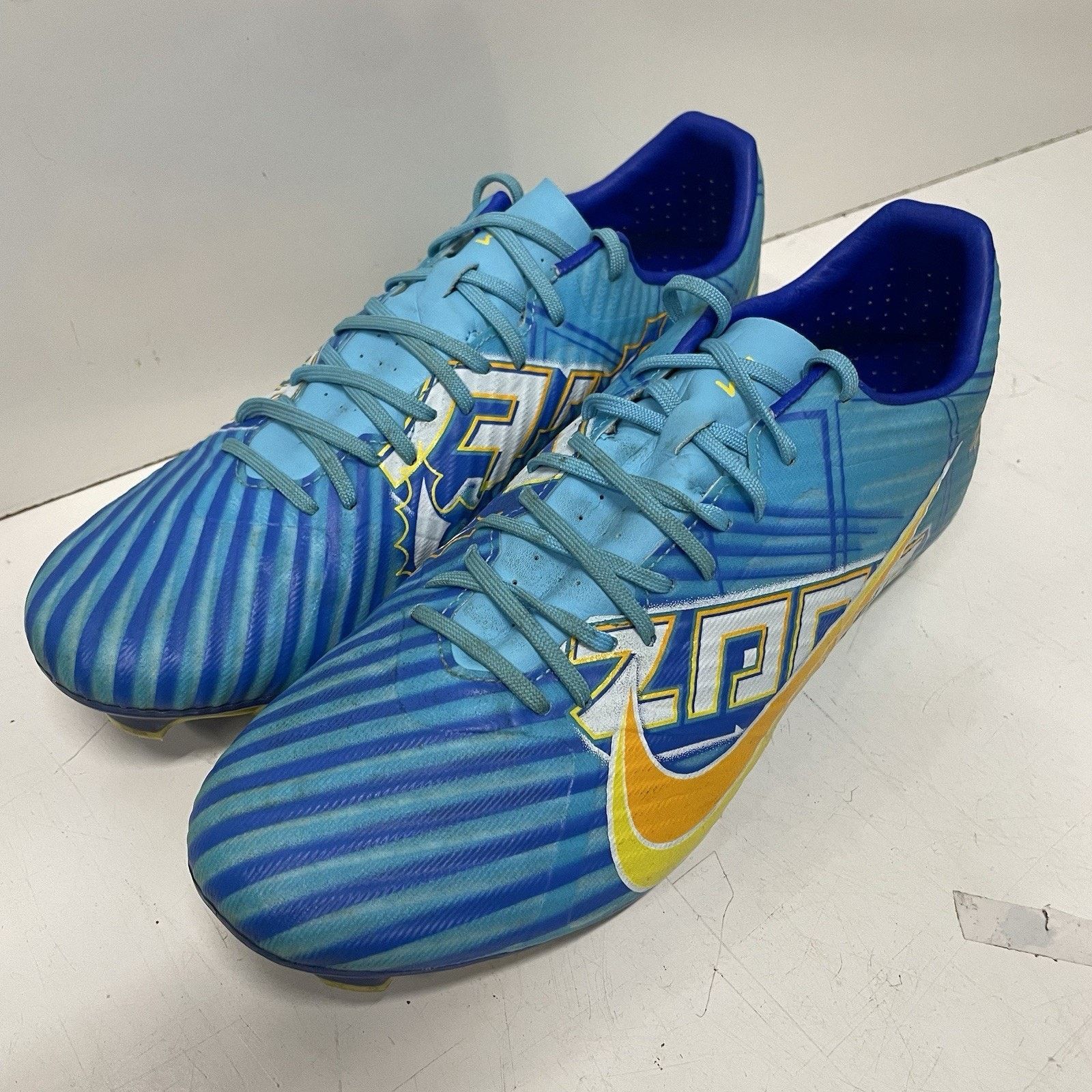 Nike Nike Zoom Vapor 15 Blue Kylian Mbappe Blue Sz 9.5 DV0707-400 Size US 9.5 / EU 42-43 - 2 Thumbnail