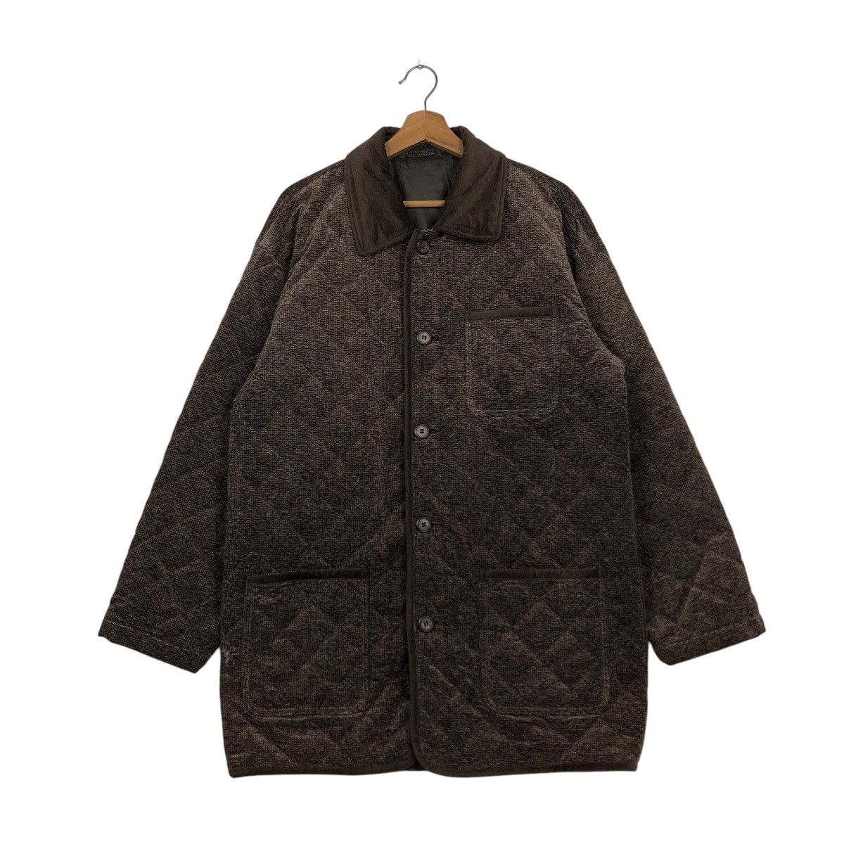 Designer × Japanese Brand × Vintage 📌Vintage Button Quilted Jacket Barbe Rini Issey Miyake Size US M / EU 48-50 / 2 - 2 Thumbnail