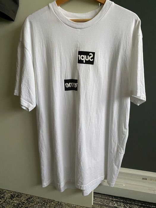 Cdg x supreme discount tee