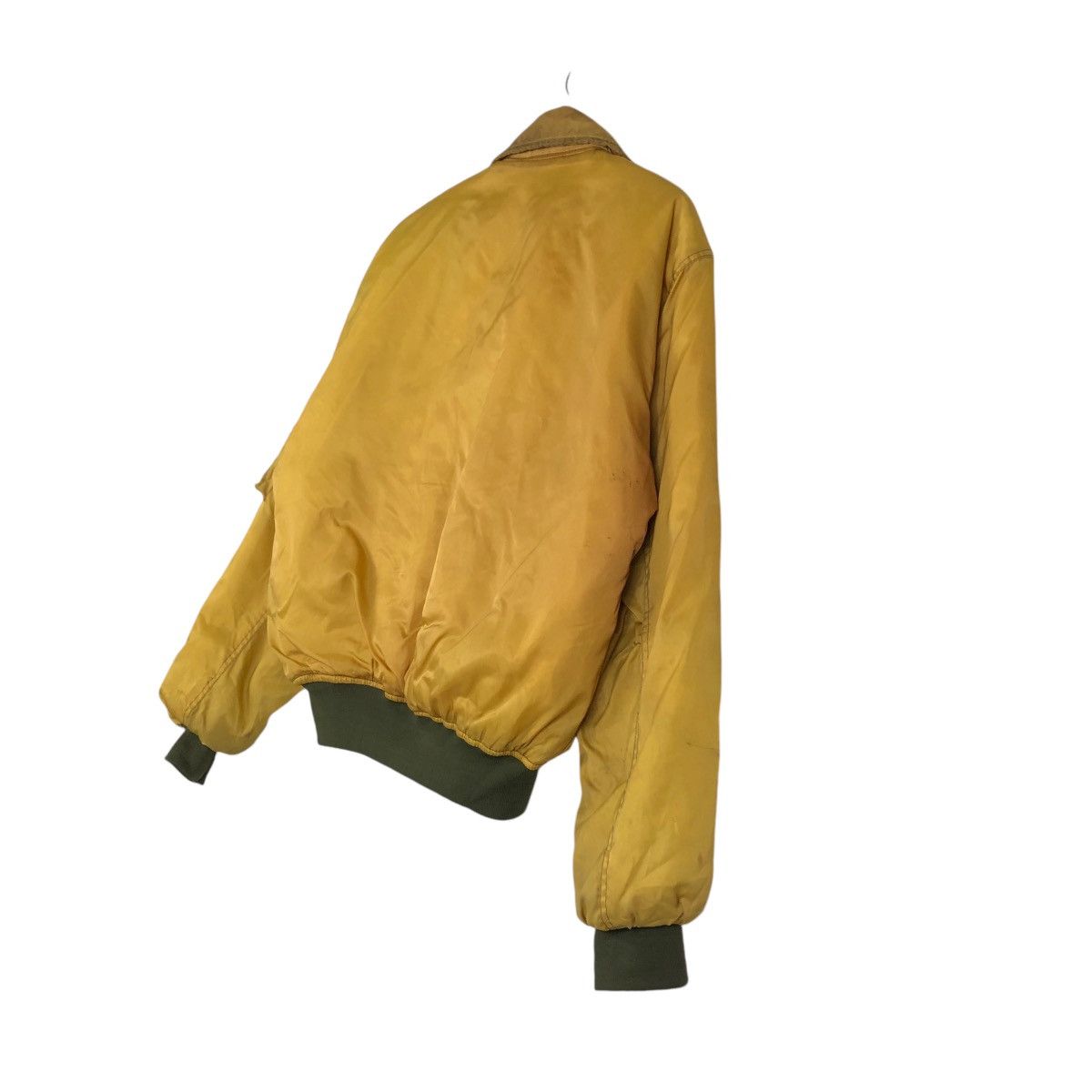 Vintage 📌VINTAGE BOMBER JACKET FLY MILITARY USA FLAG BUZZ RICKSON Size US L / EU 52-54 / 3 - 4 Thumbnail