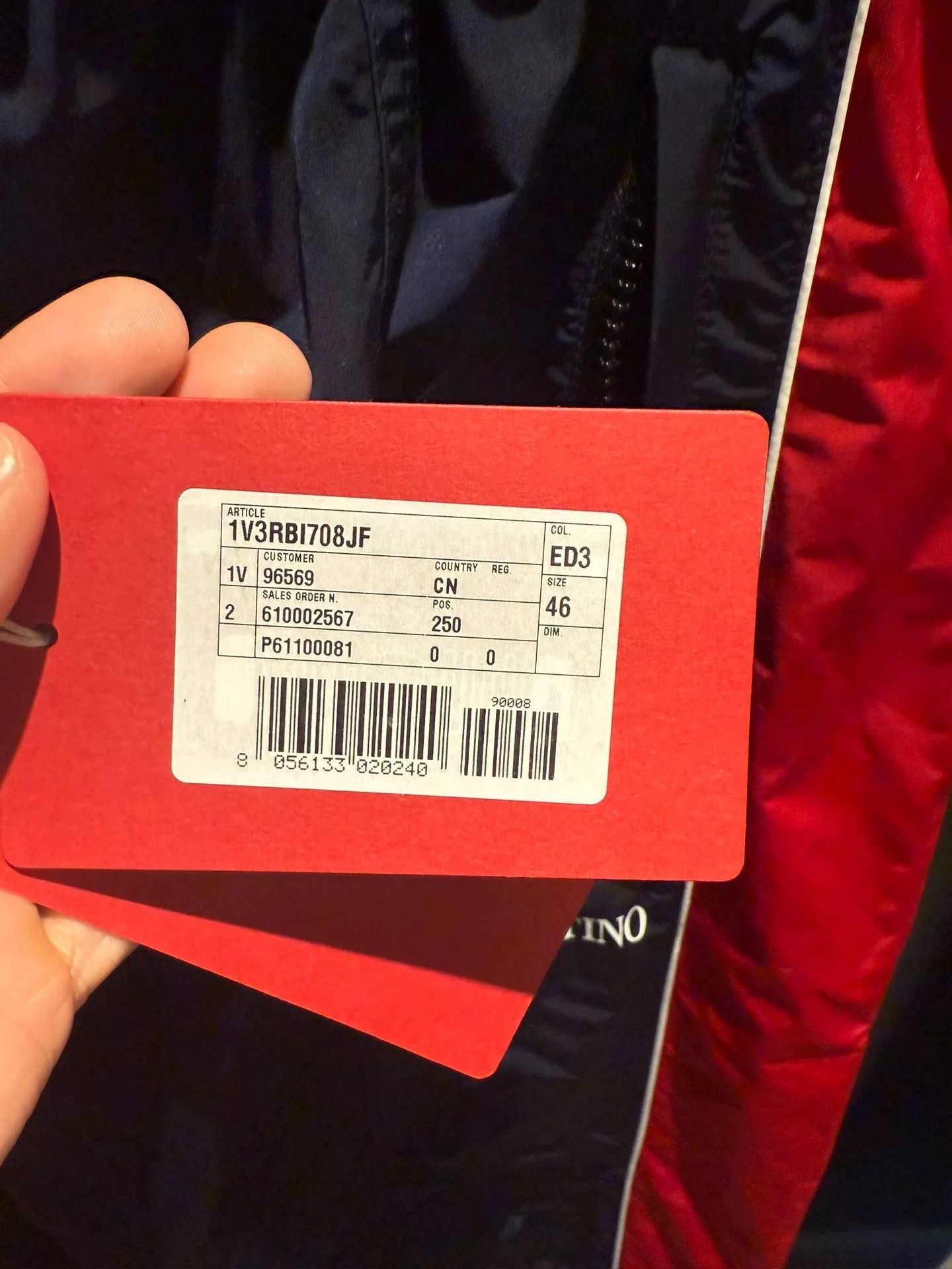 Valentino Valentino Red Side Buckle Navy Sweatpants Size US 30 / EU 46 - 8 Thumbnail