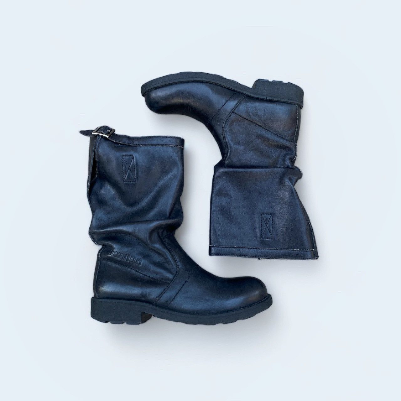 Dirk Bikkembergs × Vintage Bikkembergs Vintage High Leather Boots 37 made italy Size US 7 / IT 37 - 1 Thumbnail