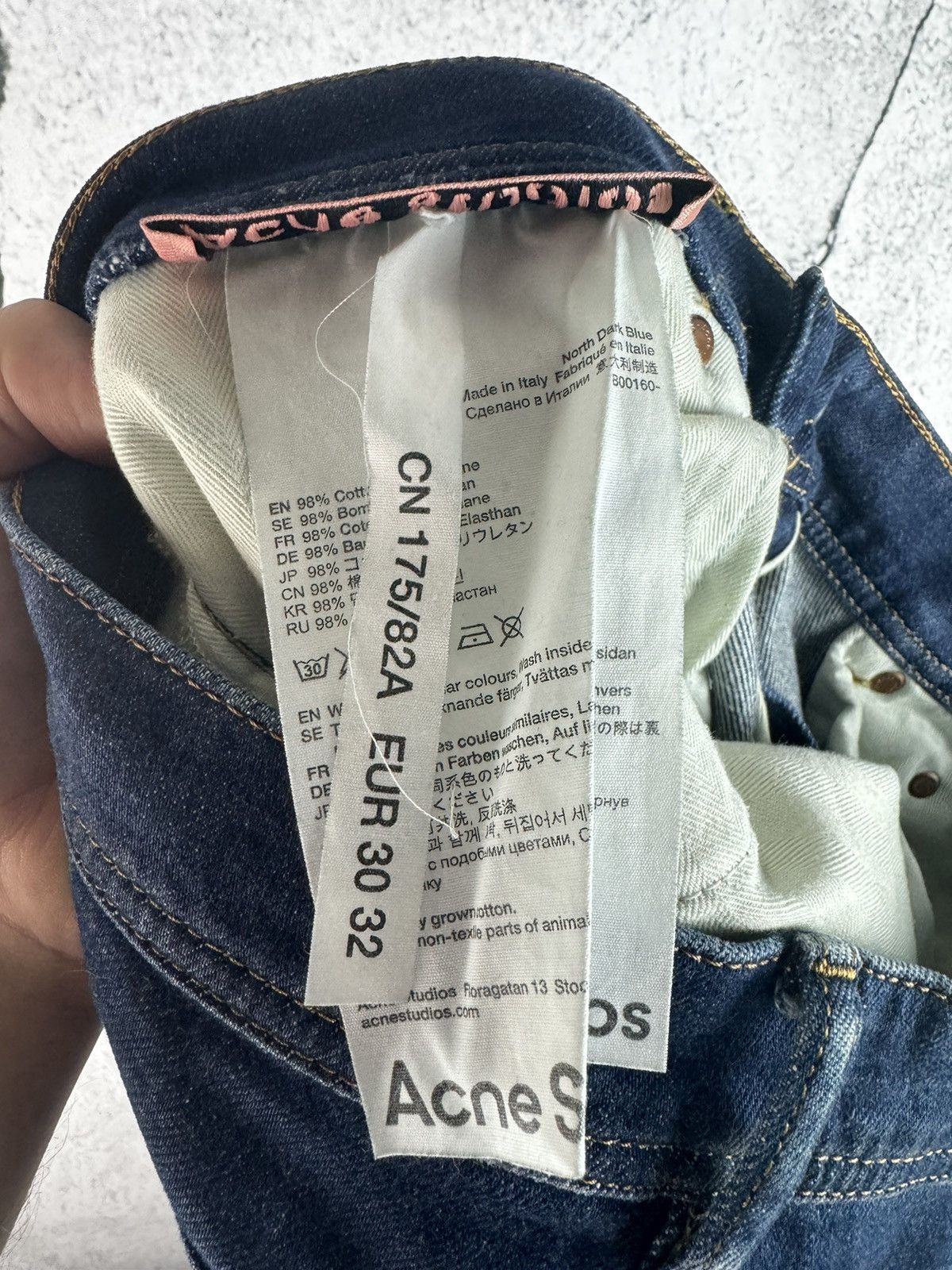 Acne Studios Acne Studios BlaKonst North Dark Blue Denim Pants / Jeans Size US 30 / EU 46 - 5 Thumbnail
