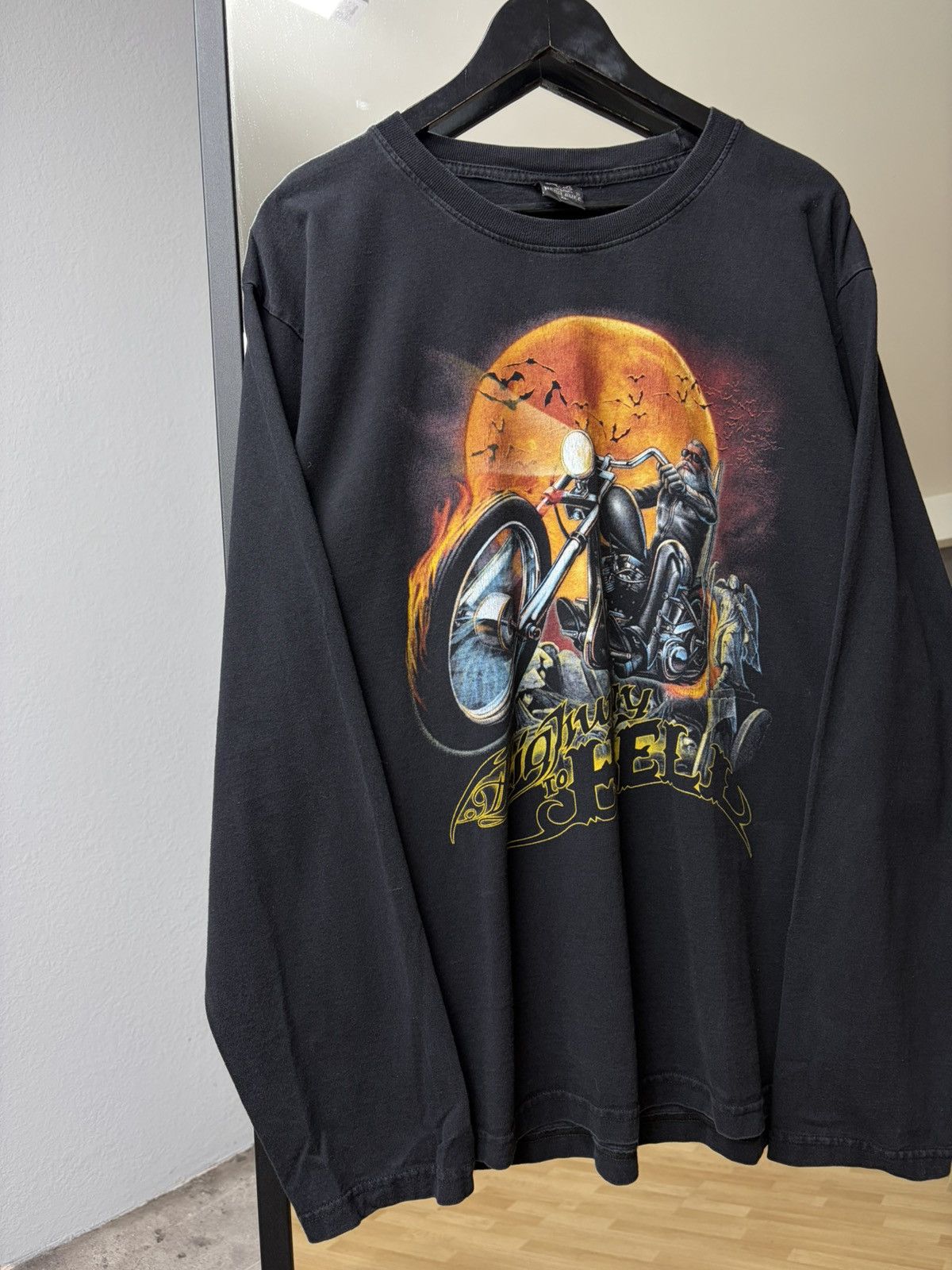 Harley Davidson Vintage Harley-Davidson Long Sleeve Tee Biker Graphic Y2K Size US XL / EU 56 / 4 - 7 Thumbnail