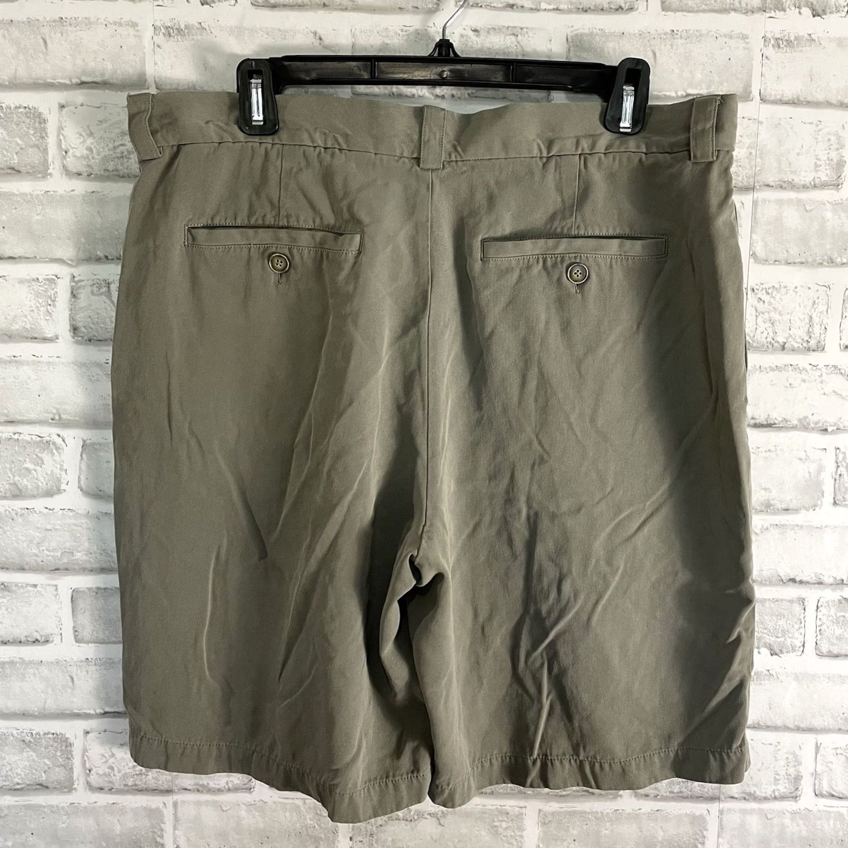 Tommy Bahama Tommy Bahama Gray 100% Silk Casual Shorts Mens Size 34 Size US 34 / EU 50 - 5 Thumbnail