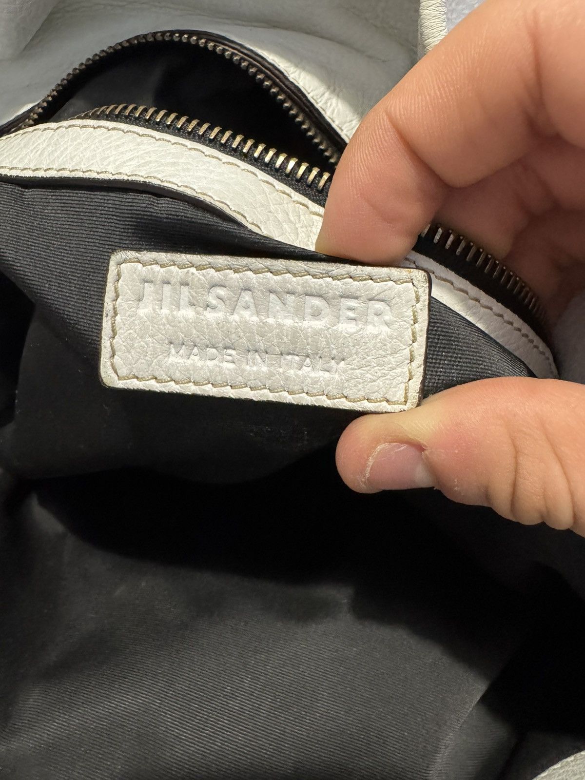 Jil Sander × Vintage Jil sander leather shoulder bag luxury vintage Italy design Size ONE SIZE - 14 Thumbnail