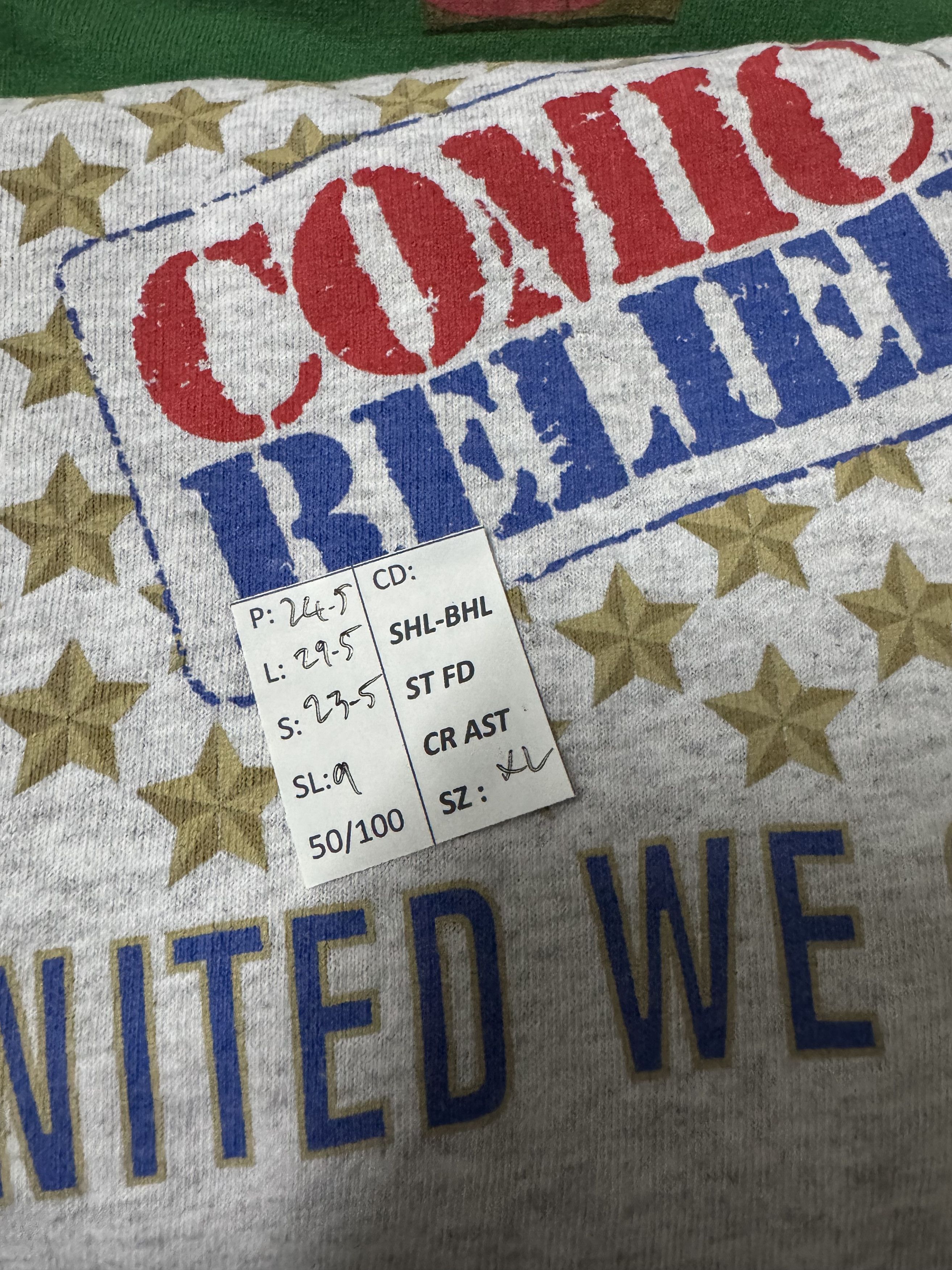 Vintage VINTAGE 90'S COMIC RELIEF UNITED ROBIN WILLIAMS WHOPPI TEE Size US XL / EU 56 / 4 - 18 Thumbnail