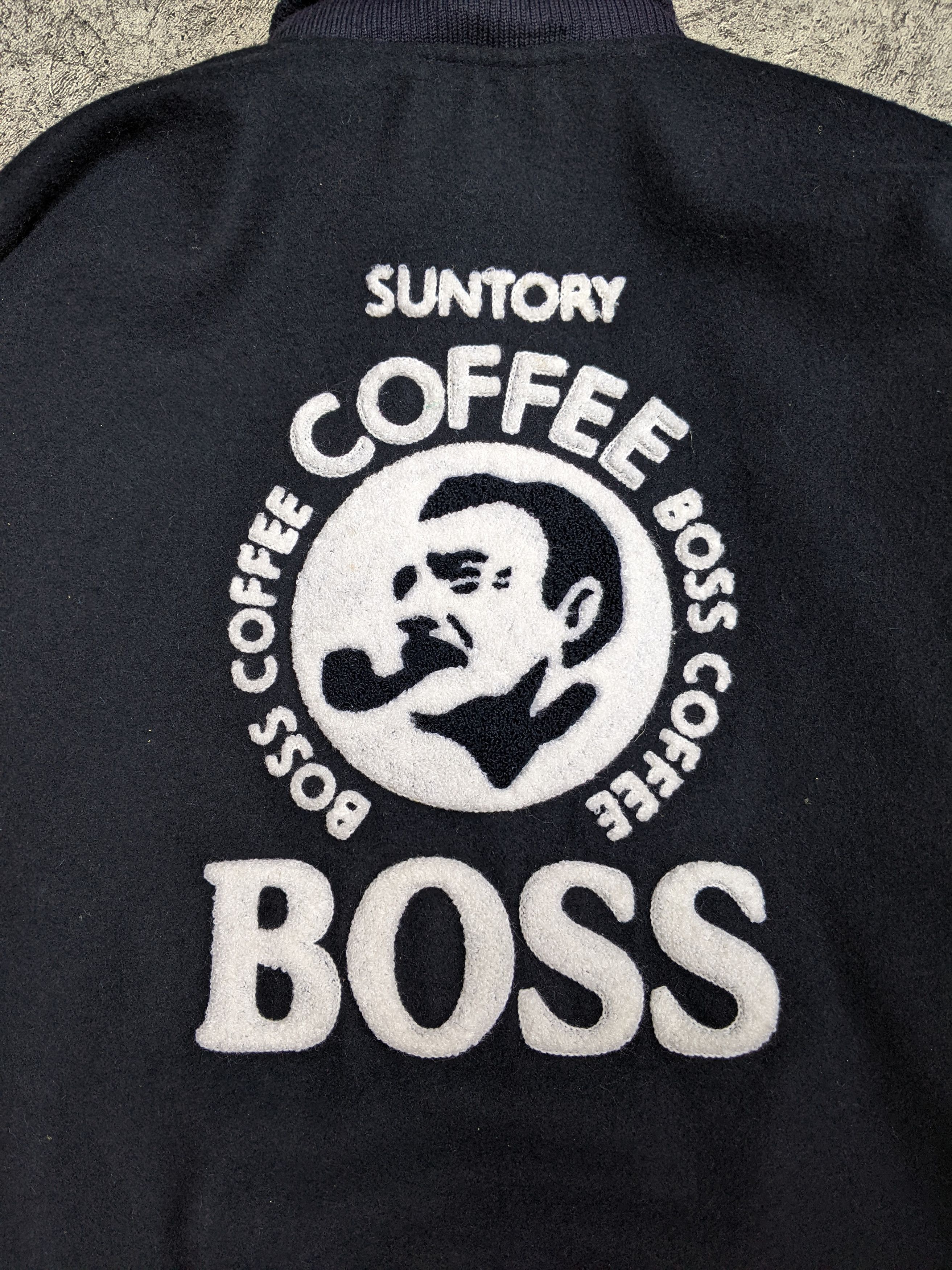 Japanese Brand Suntory Boss Coffee Vintage Varsity Jacket Size US M / EU 48-50 / 2 - 3 Thumbnail