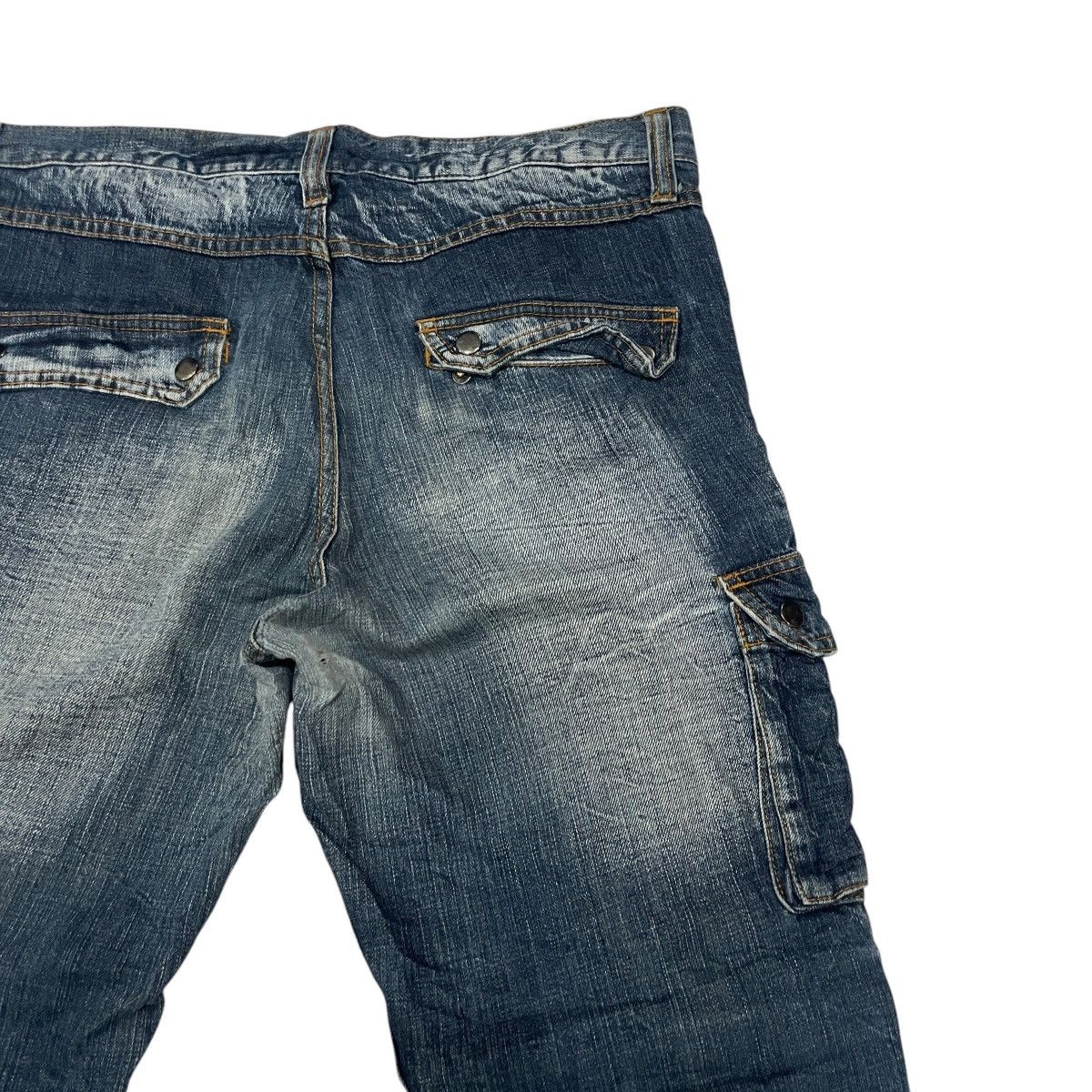 20471120 Vintage Japanese Designer Tactical Distressed Denim Size US 35 - 9 Thumbnail