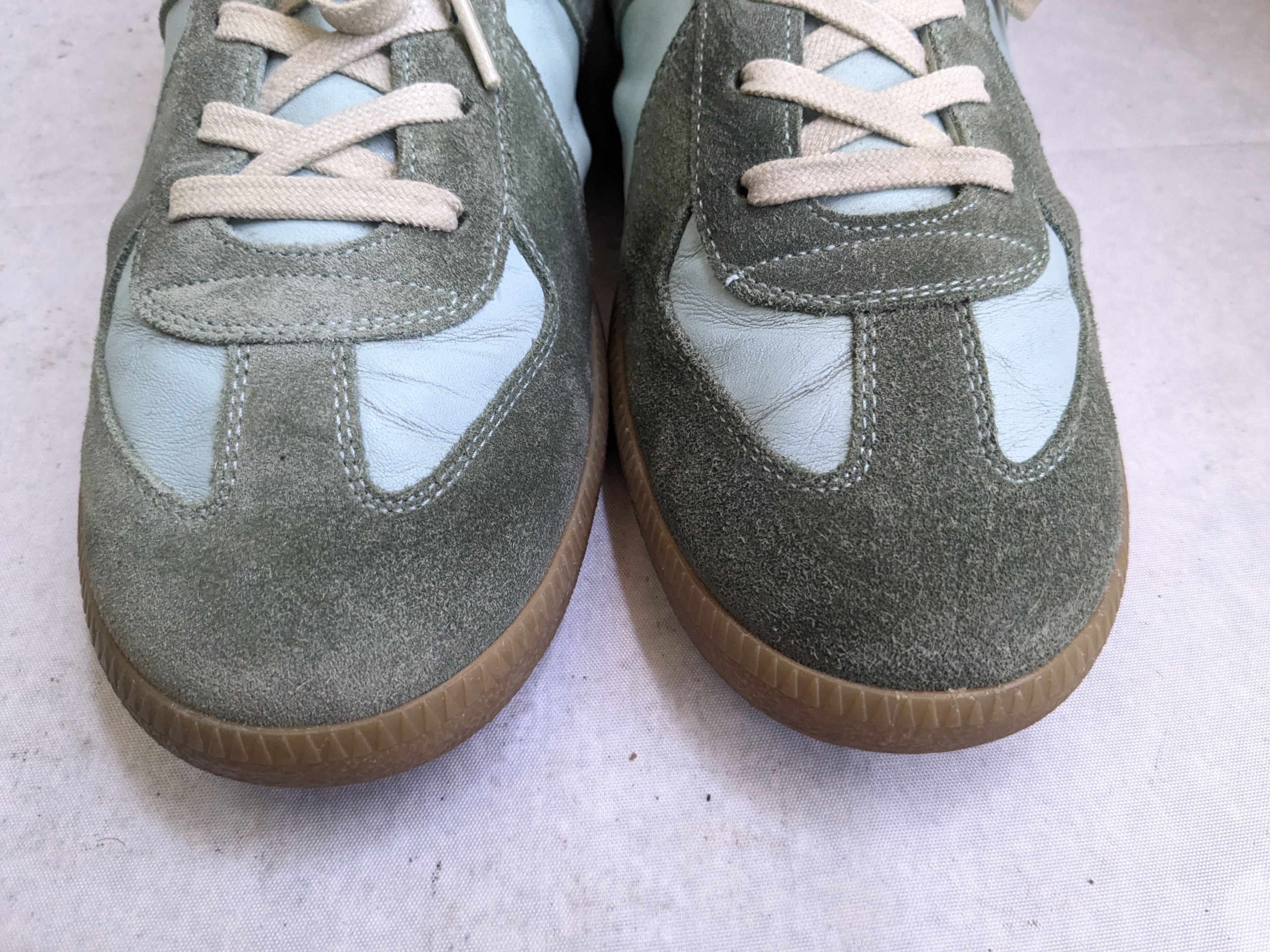 Maison Margiela Maison Margiela Green Replica Sneakers 12 45 Low Tops Size US 12 / EU 45 - 4 Thumbnail