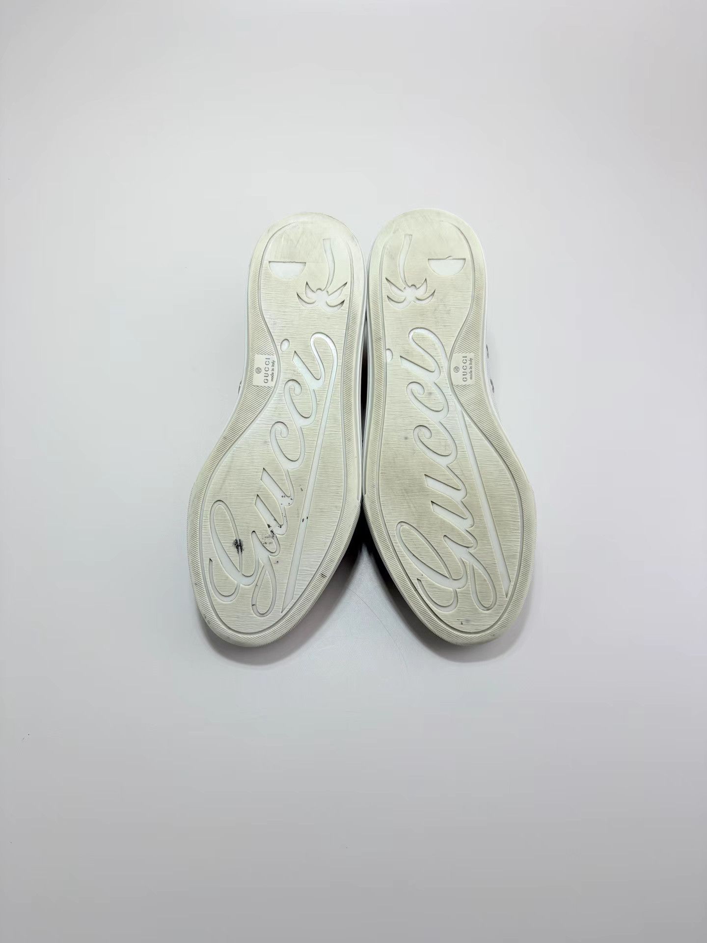 Gucci GUCCI Dark Monogram Off-White Low-Top Sneakers K1 Size US 6.5 / IT 36.5 - 6 Thumbnail