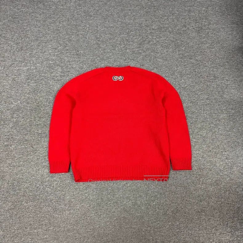 Gucci Gucci Double G Hemp Flower Knitted Sweater Size XXS / US 00 / IT 34 - 2 Thumbnail