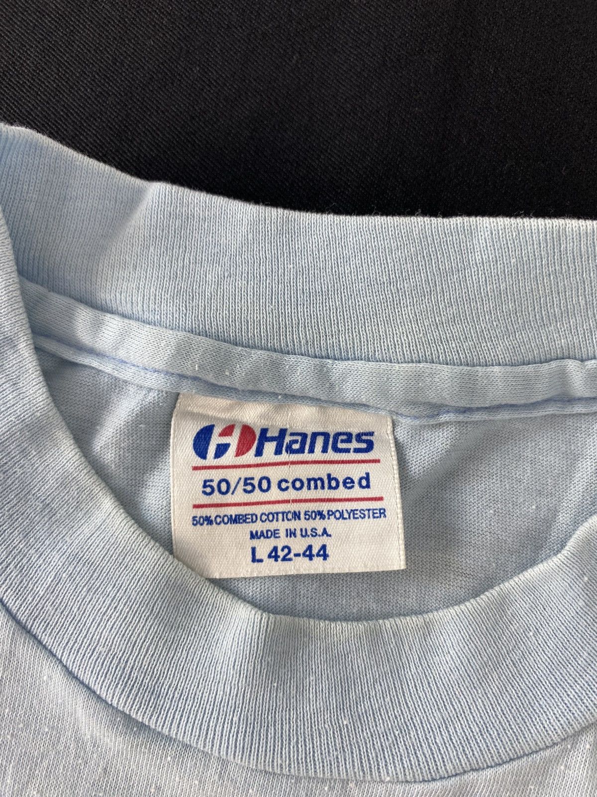 Hanes Vintage 90s Hanes Nuevo State Reserved Printed Tee T-shirt Size US M / EU 48-50 / 2 - 6 Thumbnail