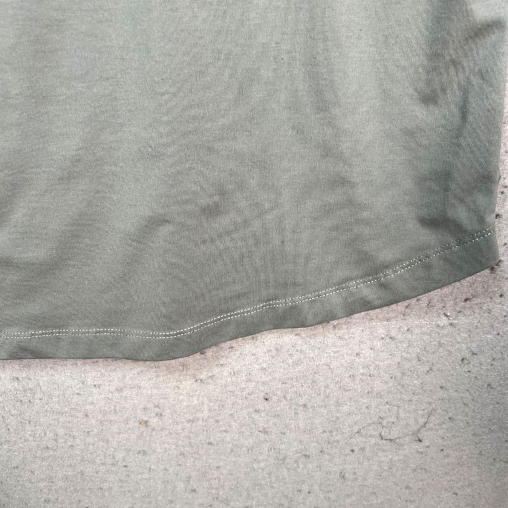 Cuts Cuts Mens T-Shirt Short Sleeve Crew Neck Sage Green Athletic Cotton Medium Size US M / EU 48-50 / 2 - 7 Thumbnail