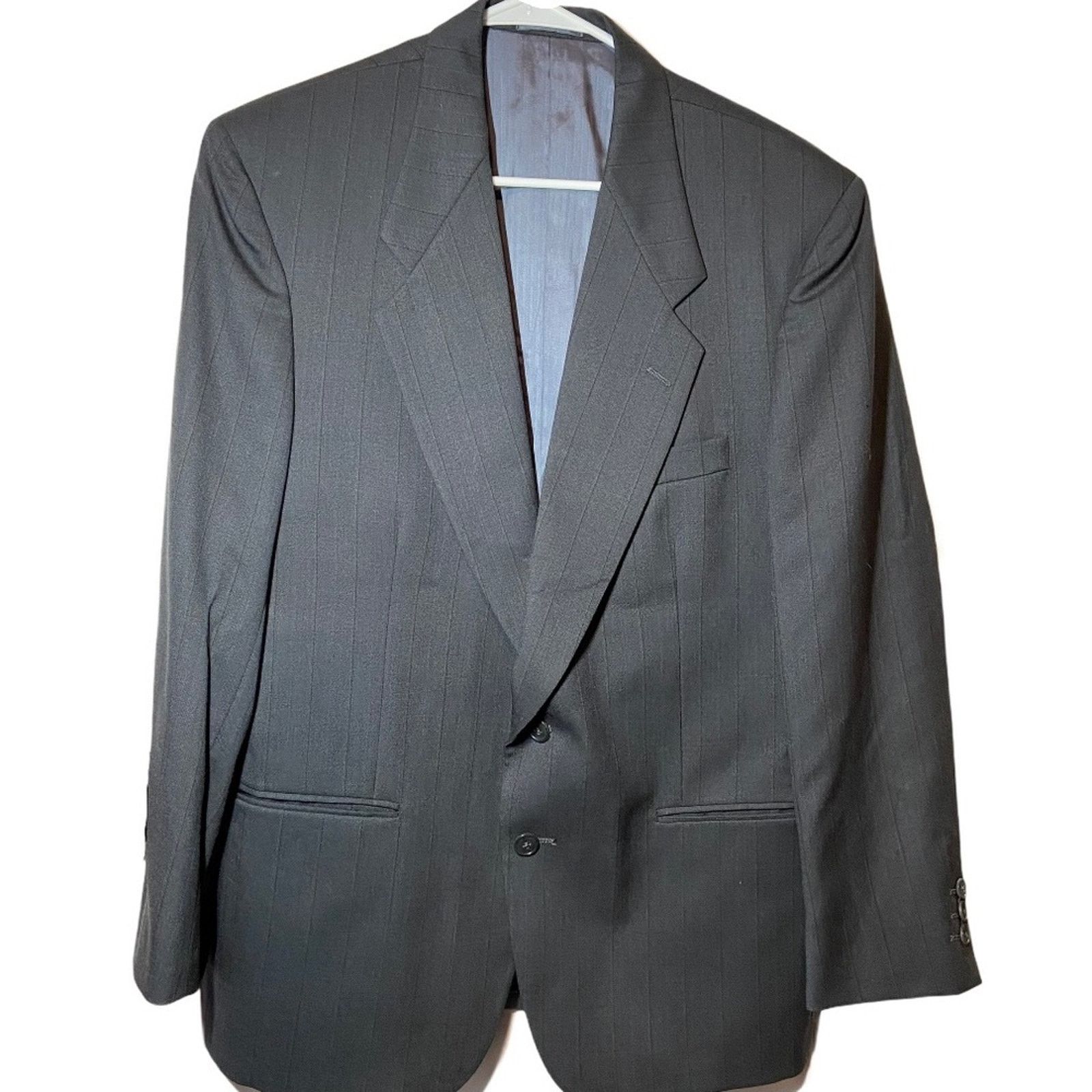 image of Givenchy Monsieur Blazer Givenchy Blazer Pinstripe in Grey, Men's (Size 38R)