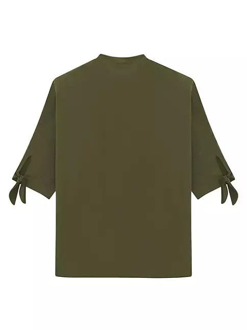 Saint Laurent Paris o1bcso1str1124 Tunic Shirt in Green Size US XS / EU 42 / 0 - 2 Thumbnail
