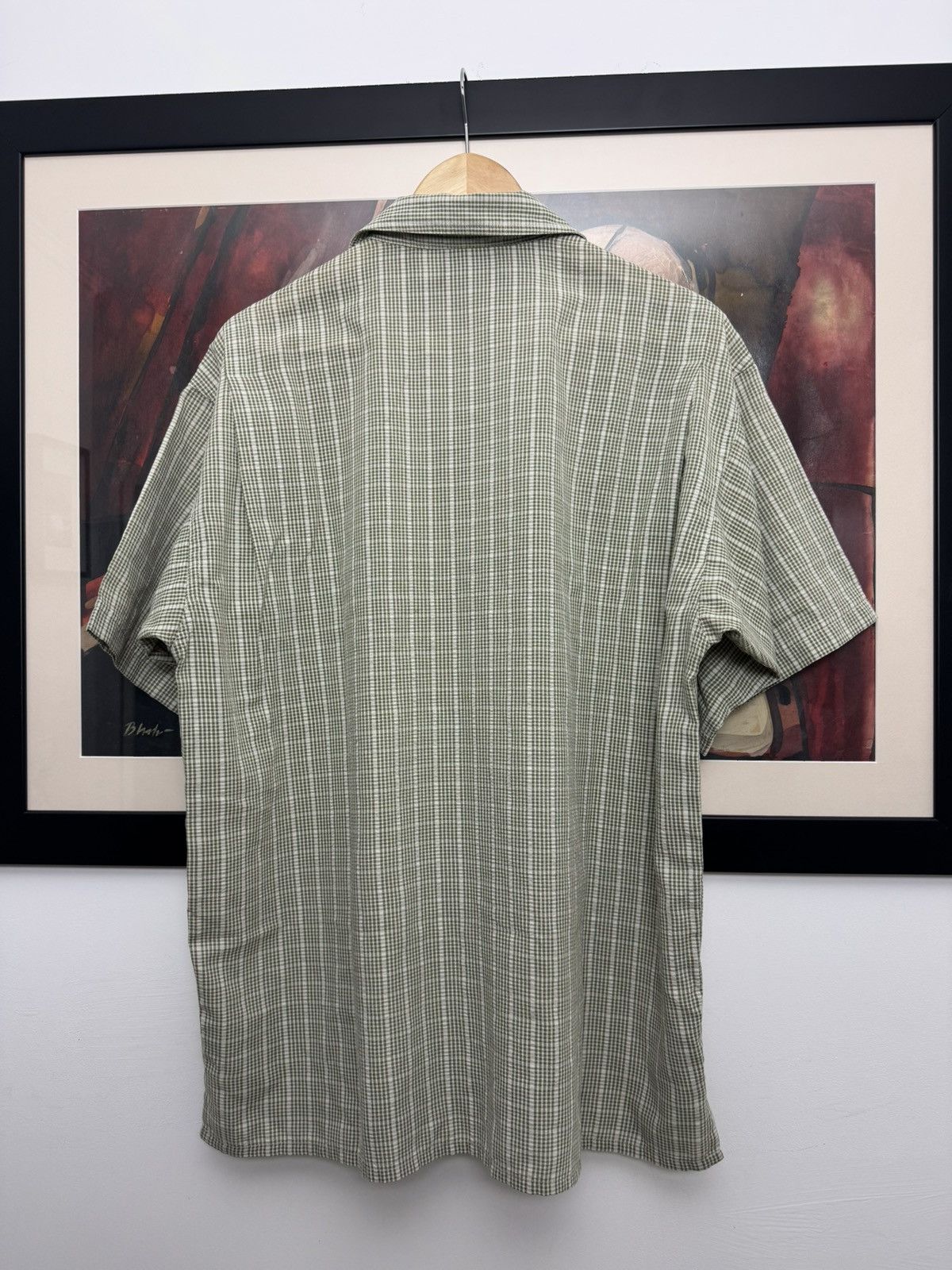 Patagonia Organic Cotton Natural Button Up Shirt Vintage