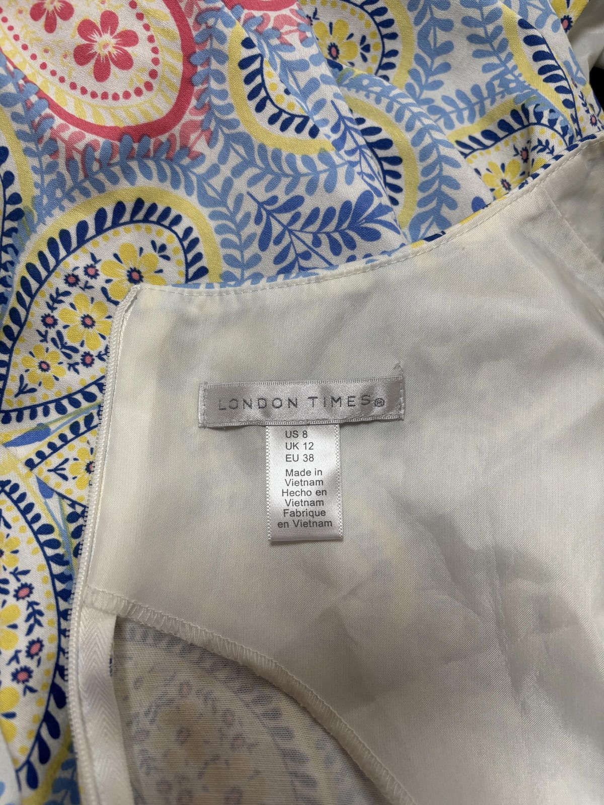 Other Sleeveless Floral Patterned Summer Preppy Resort Size 8 Size M / US 6-8 / IT 42-44 - 7 Thumbnail