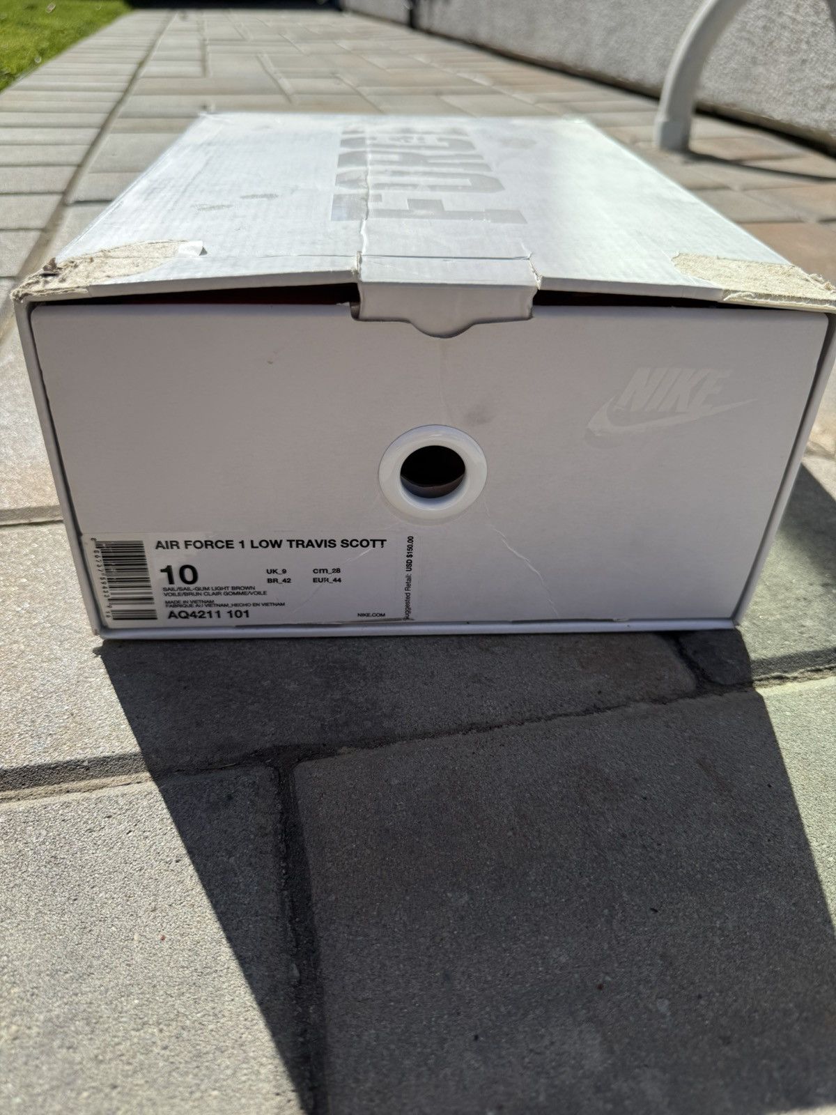Nike × Travis Scott Nike Air Force 1 Low Travis Scott Size US 10 / EU 43 - 9 Thumbnail