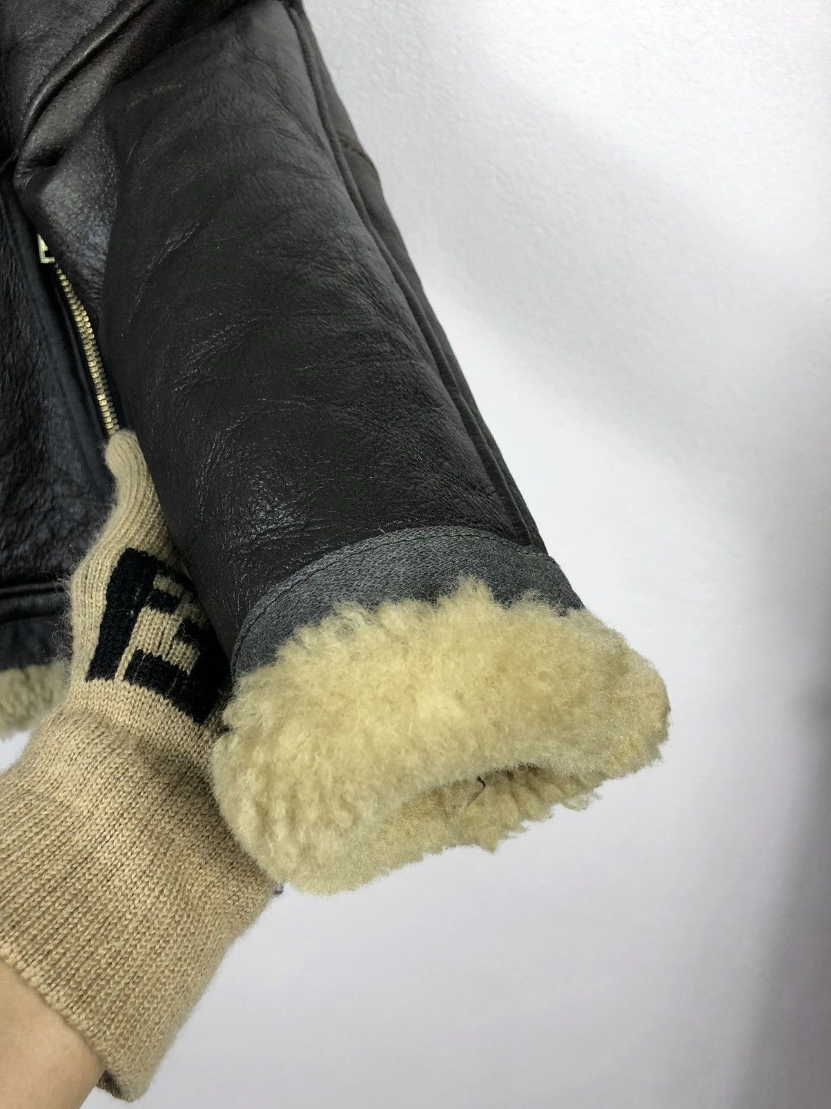 Schott Rare Vintage Schott B3 Shearling Leather Jacket Made in USA Size US M / EU 48-50 / 2 - 7 Thumbnail