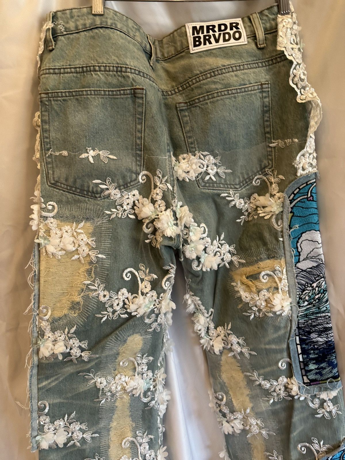 Who Decides War Who Decides War Floral Rare Denim Size US 32 / EU 48 - 11 Thumbnail