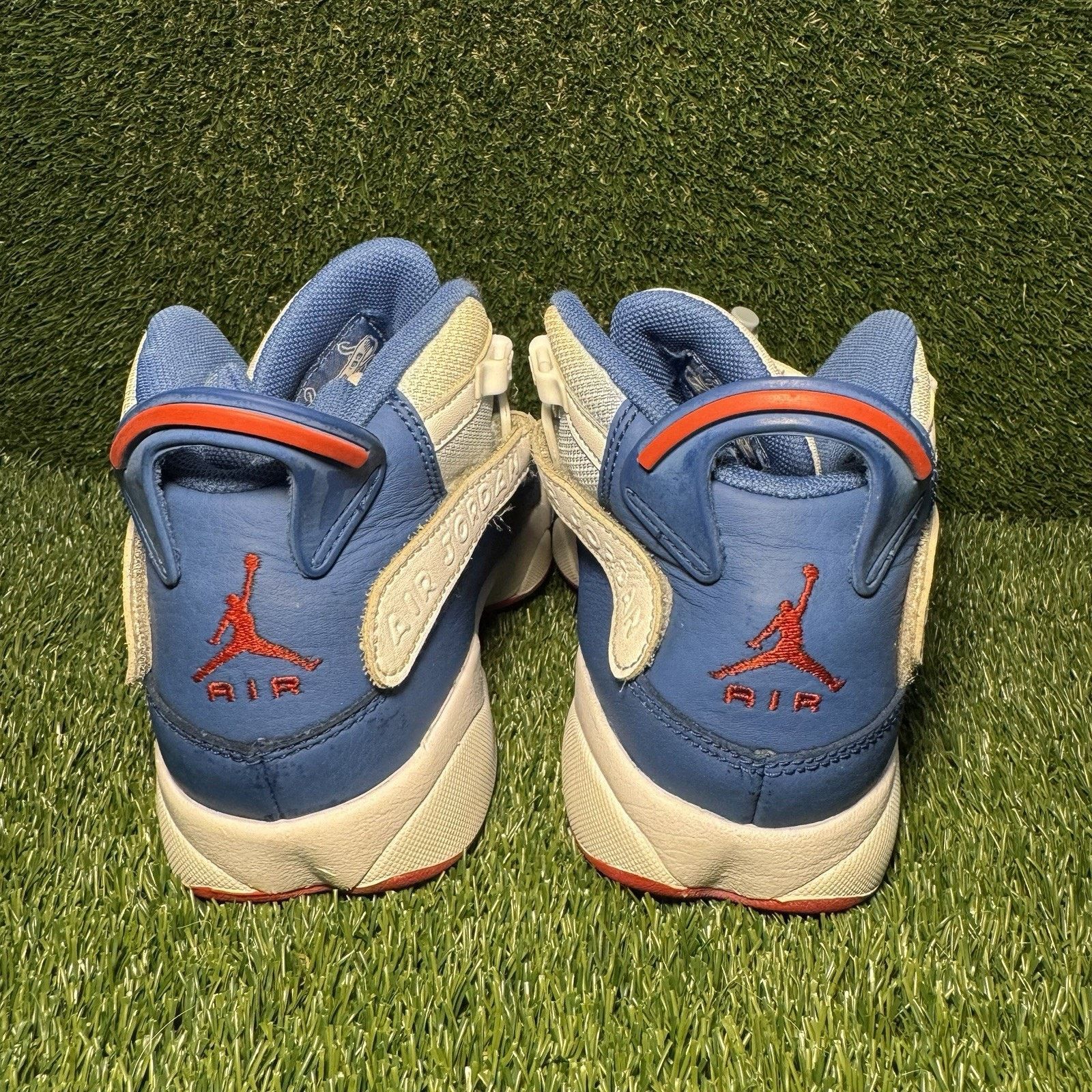 Jordan Brand Size 5.5 (GS) - Jordan 6 Rings Mid White True Blue Size US 5.5 / EU 38 - 3 Thumbnail