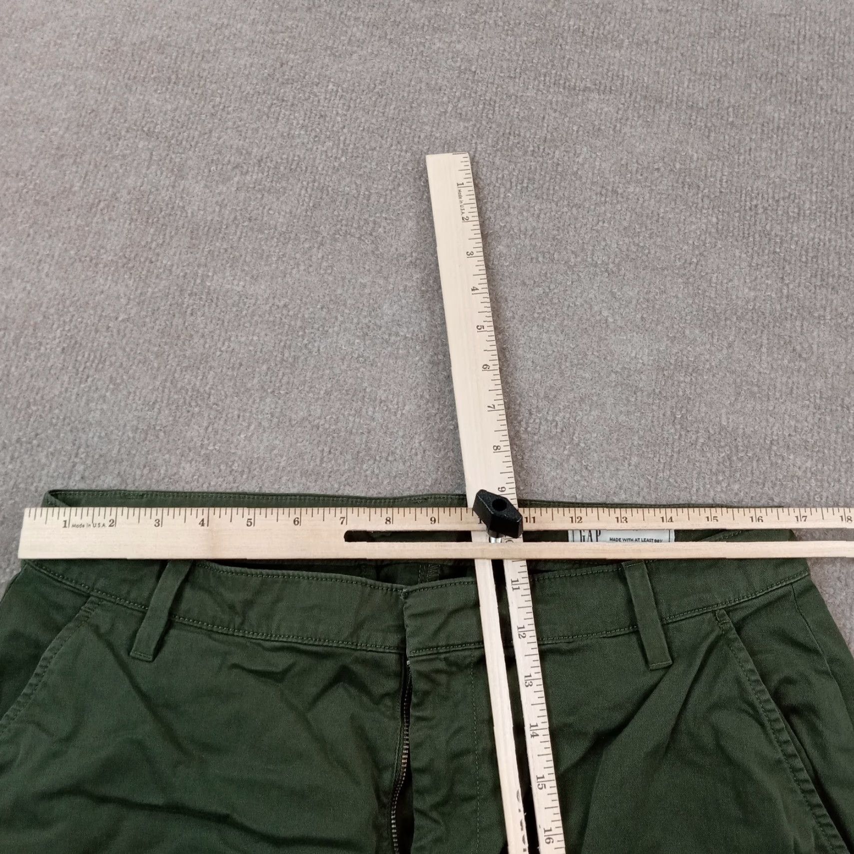 Gap Gap Wide Leg Stretch Pants Womens Green Size 16 Casual Cotton Bootcut Size 38" / US 16 / IT 52 - 4 Thumbnail
