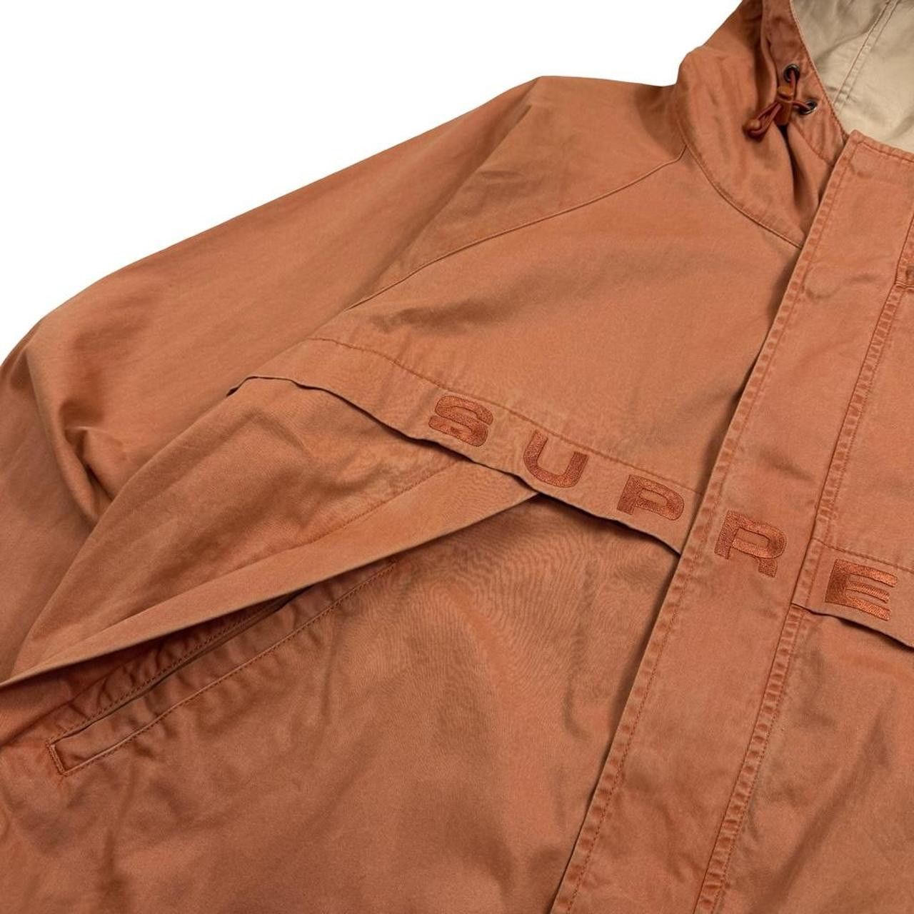 Supreme Supreme FW20 Overdyed Twill Hooded Jacket Rust - Large Size US L / EU 52-54 / 3 - 4 Thumbnail
