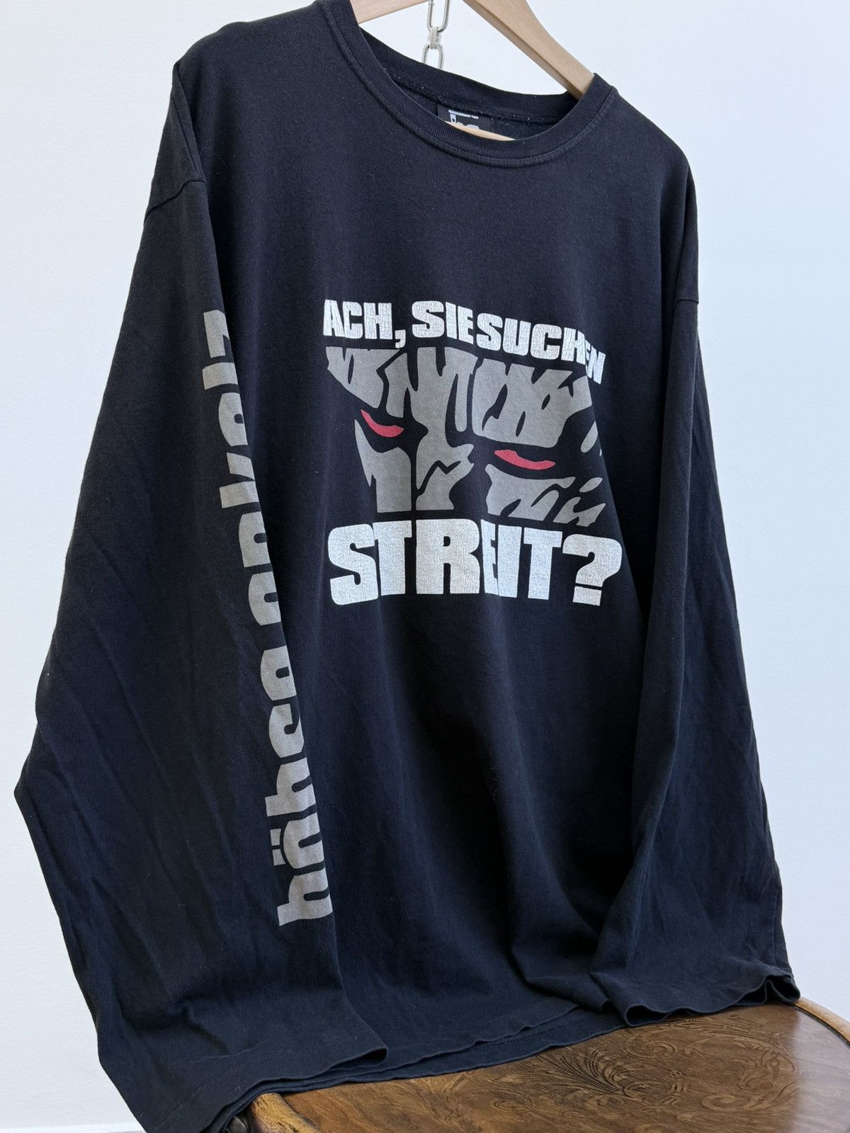 Band Tees Vintage 90s Bohse Onkelz Band Long Sleeve T-Shirt Size US XL / EU 56 / 4 - 2 Thumbnail