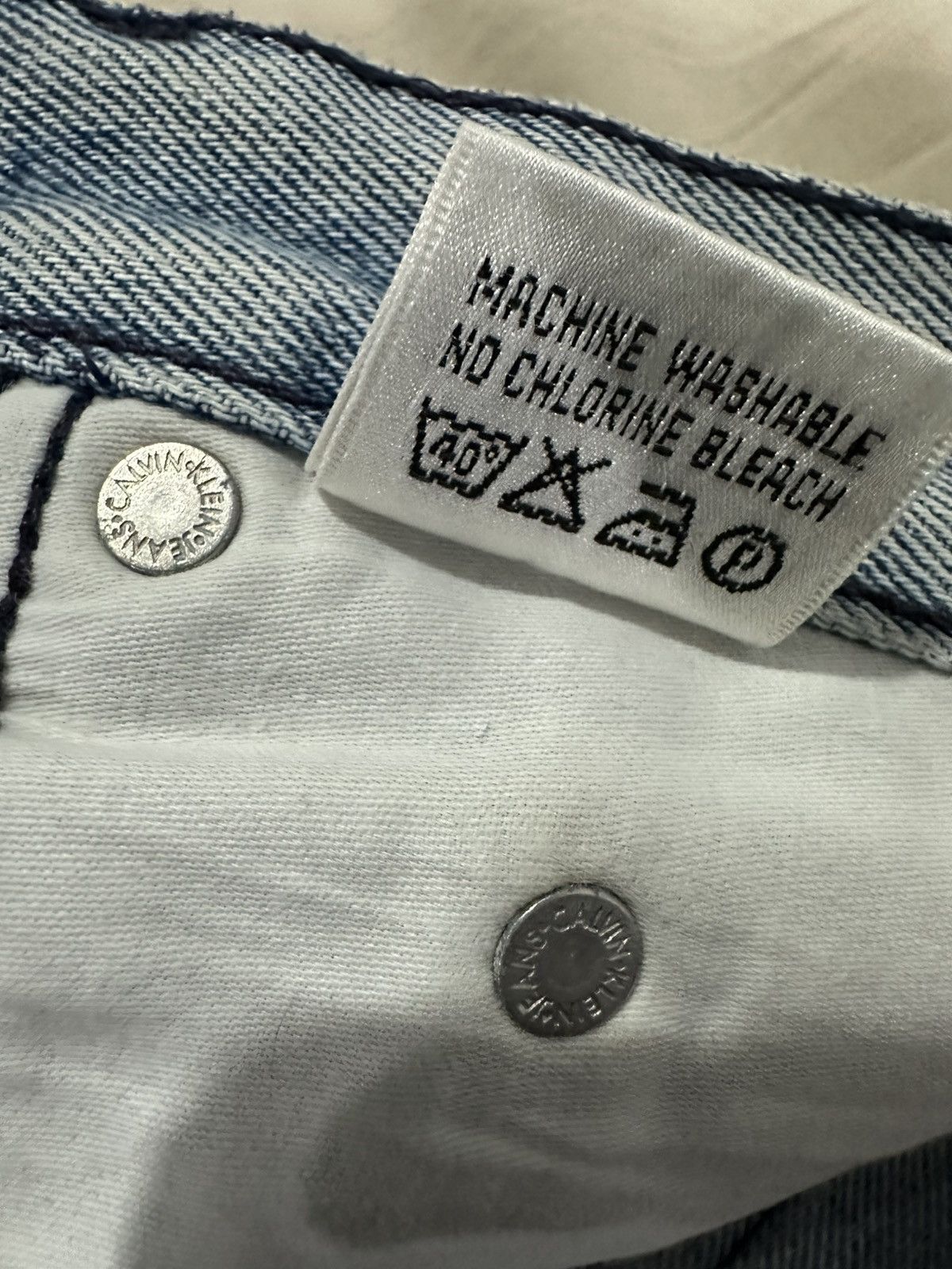 Calvin Klein Vintage Calvin Klein straight cut jeans RN 36009 Size US 29 - 5 Thumbnail