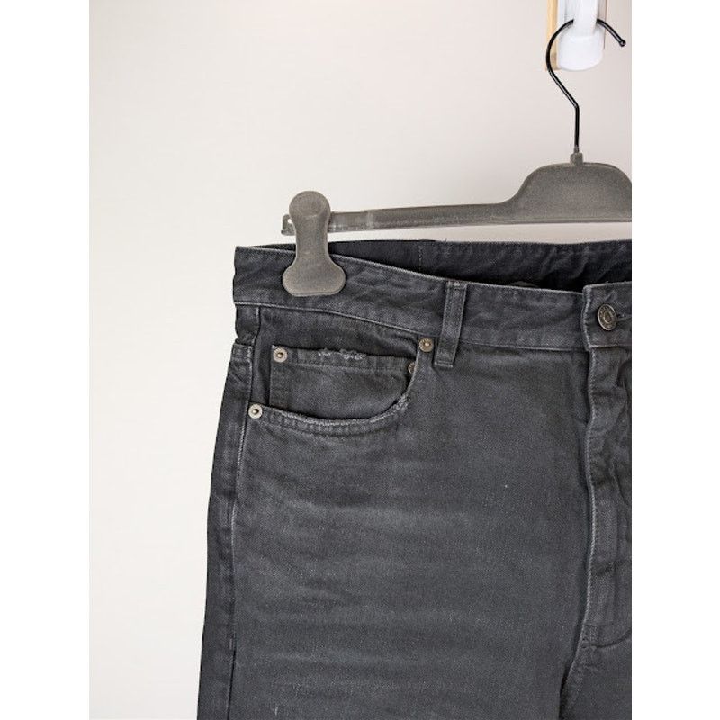 Balenciaga o1rshd1 Q:2 / Layered Kuroki Denim Jeans in Midnight Black Size US 32 / EU 48 - 7 Thumbnail