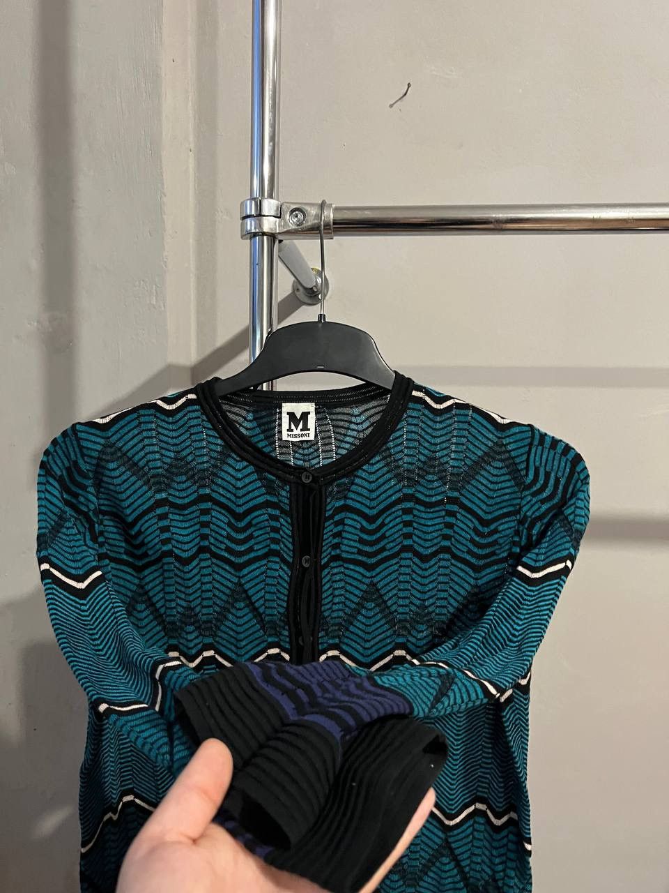Missoni MISSONI WOMEN ABSTRACT CLASSIC BUTTON CARDIGAN RARE SIZE 44 Size M / US 6-8 / IT 42-44 - 5 Thumbnail